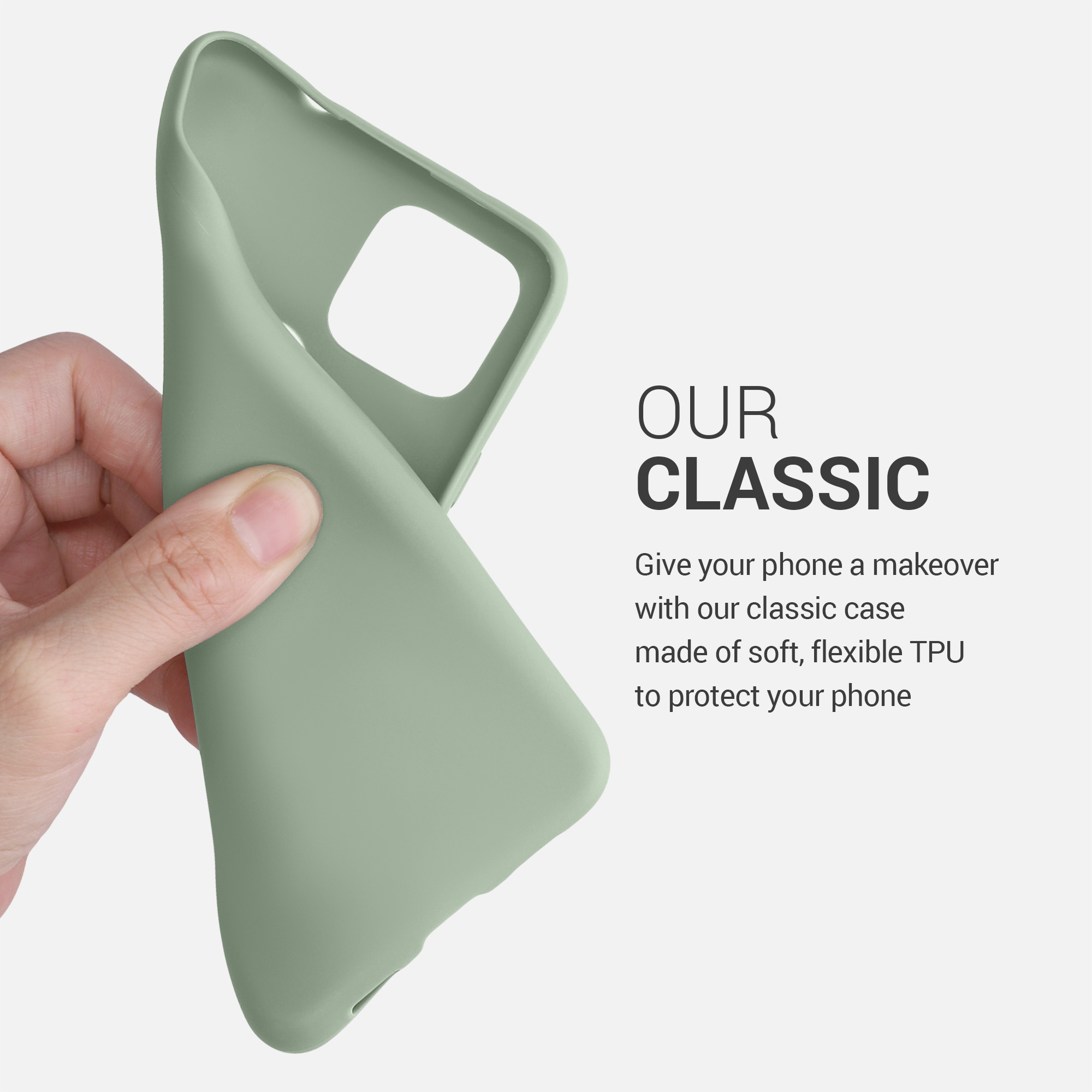 Zadní kryt kwmobile pro Google Pixel 4a - šedozelená
