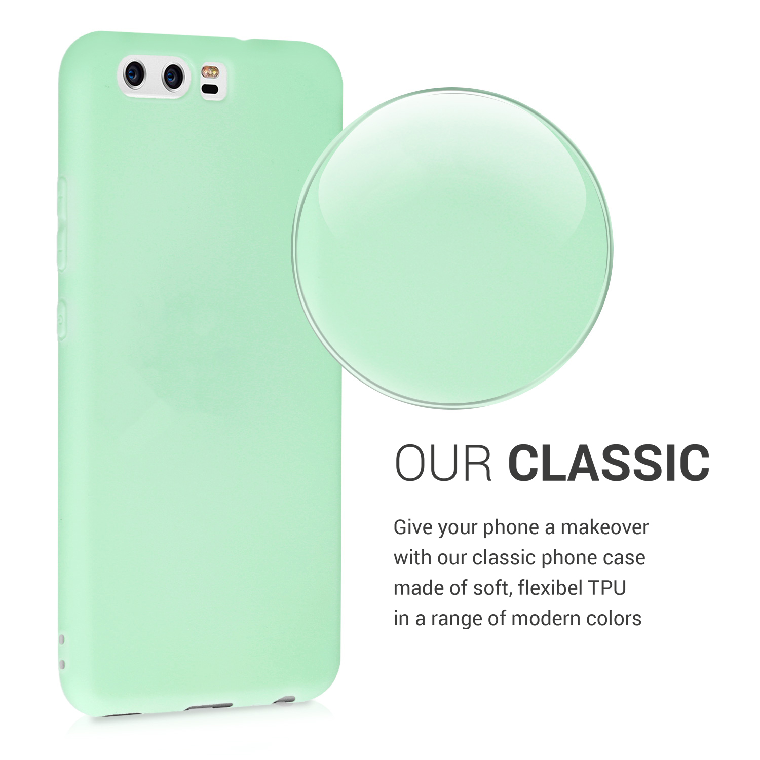 Kryt kwmobile pro Huawei P10, matná mint