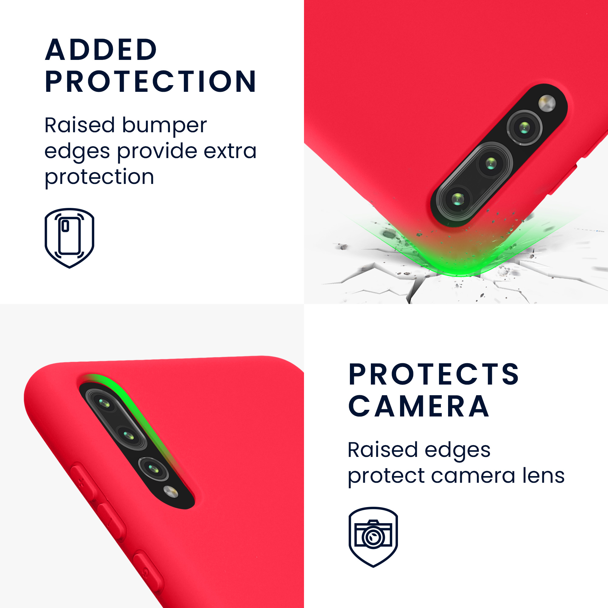 Kryt kwmobile Huawei P20 Pro, neonově růžová