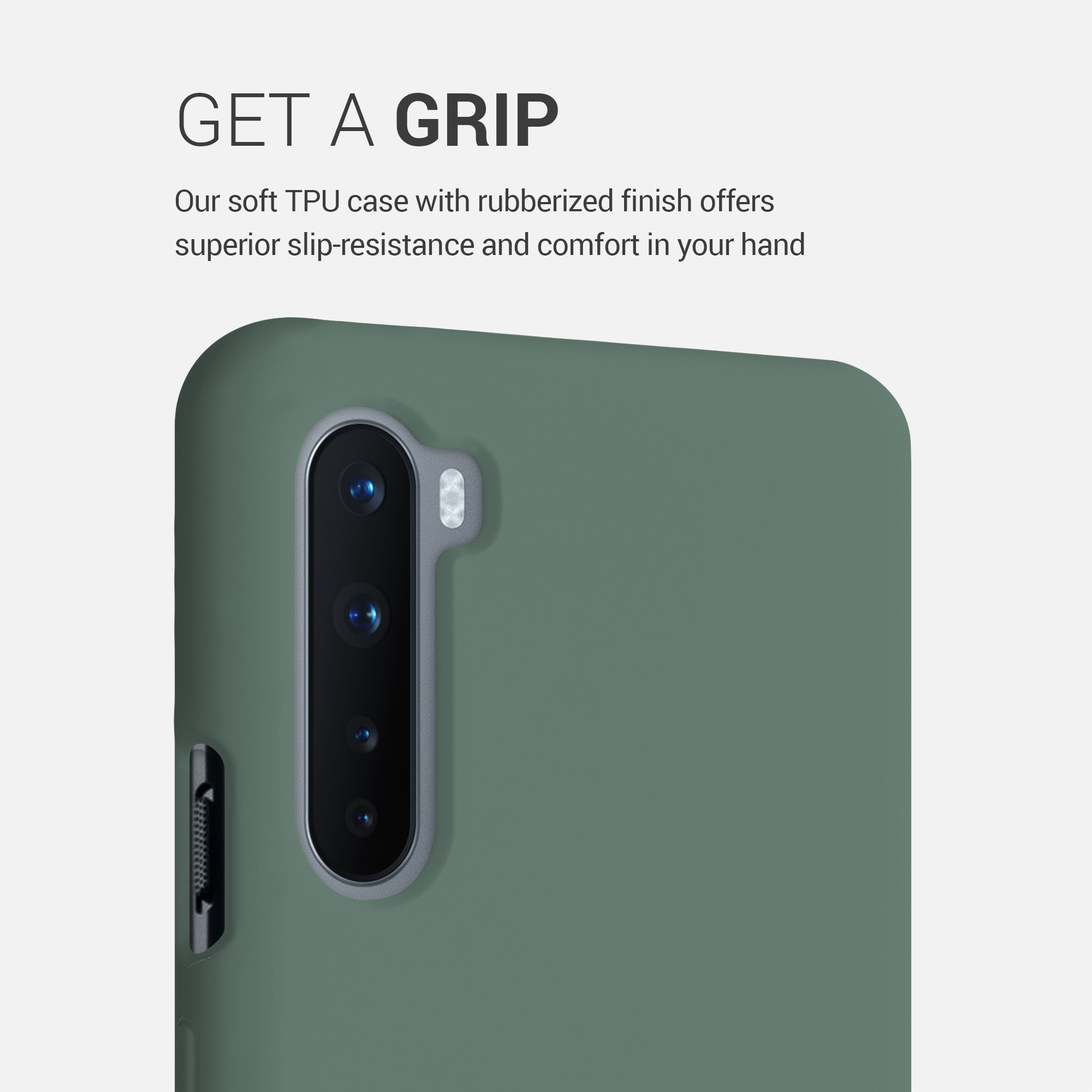 Kwmobile Silikonový kryt OnePlus Nord lesní zelená