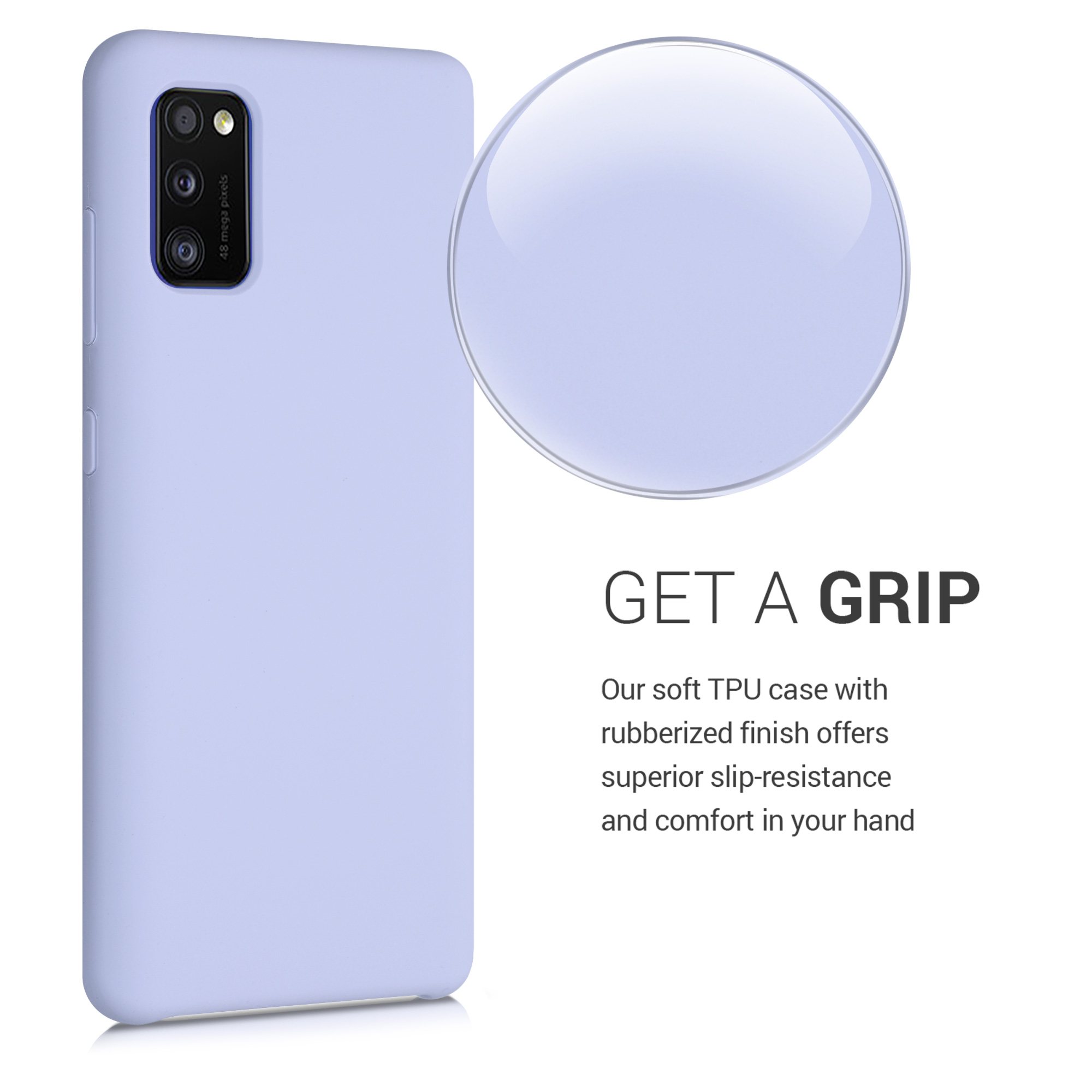 Kryt na mobil Samsung Galaxy A41 kwmobile TPU Světlá levandule