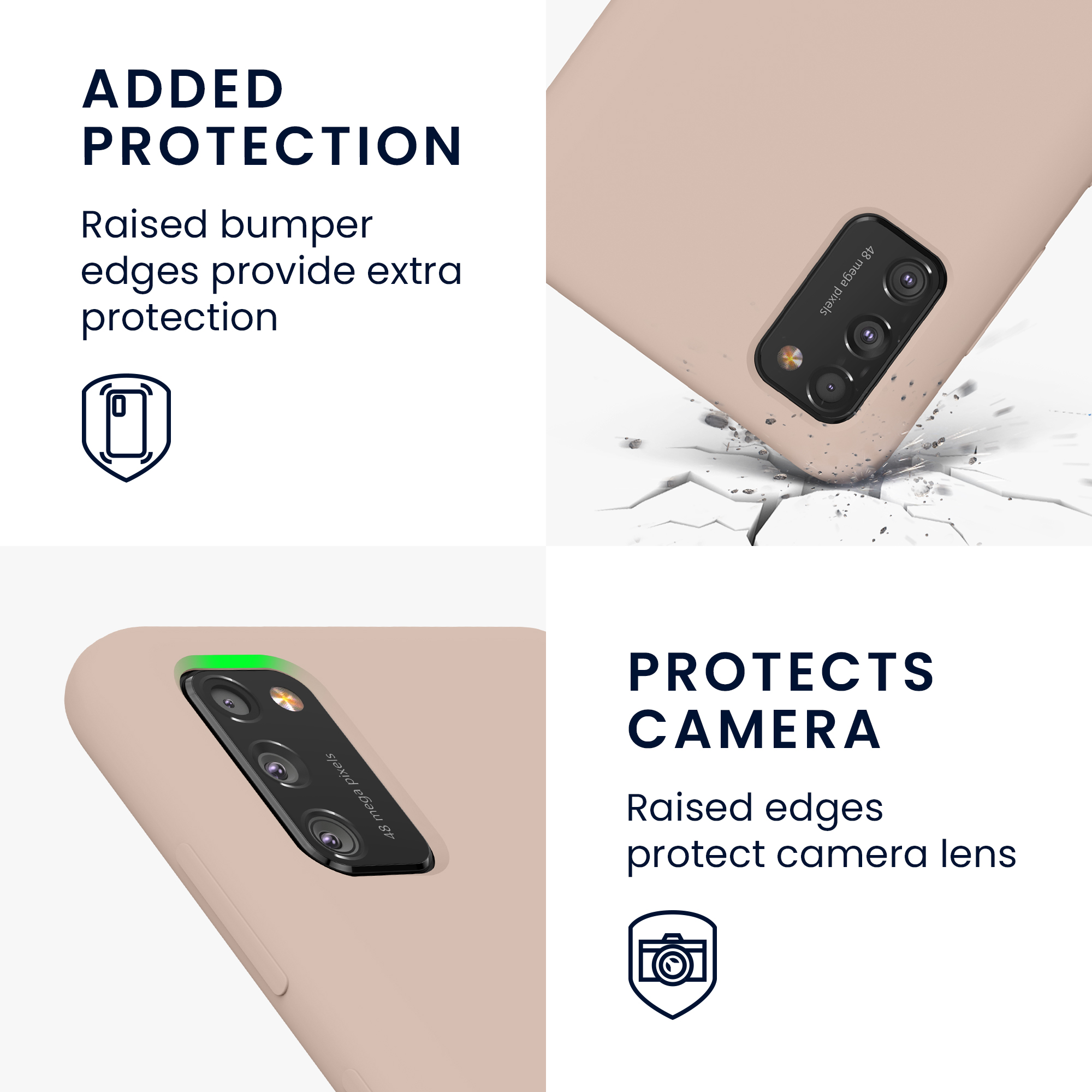 Kryt na mobil Samsung Galaxy A41 kwmobile TPU Kokosový vír