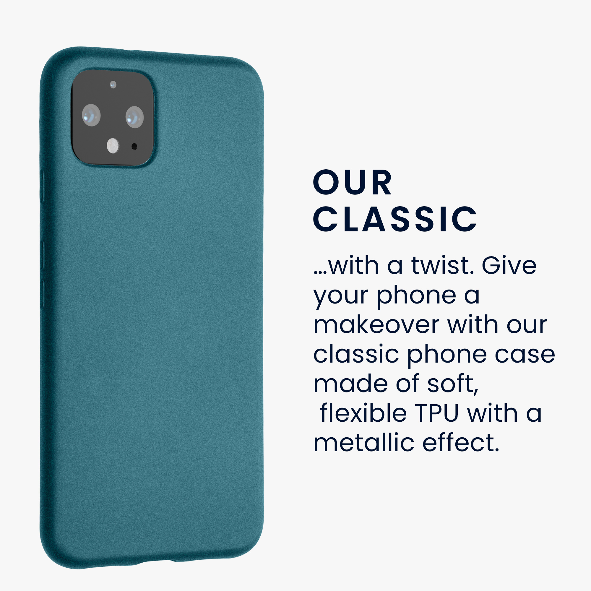 Zadní kryt kwmobile pro Google Pixel 4 - metalická karibská modrá