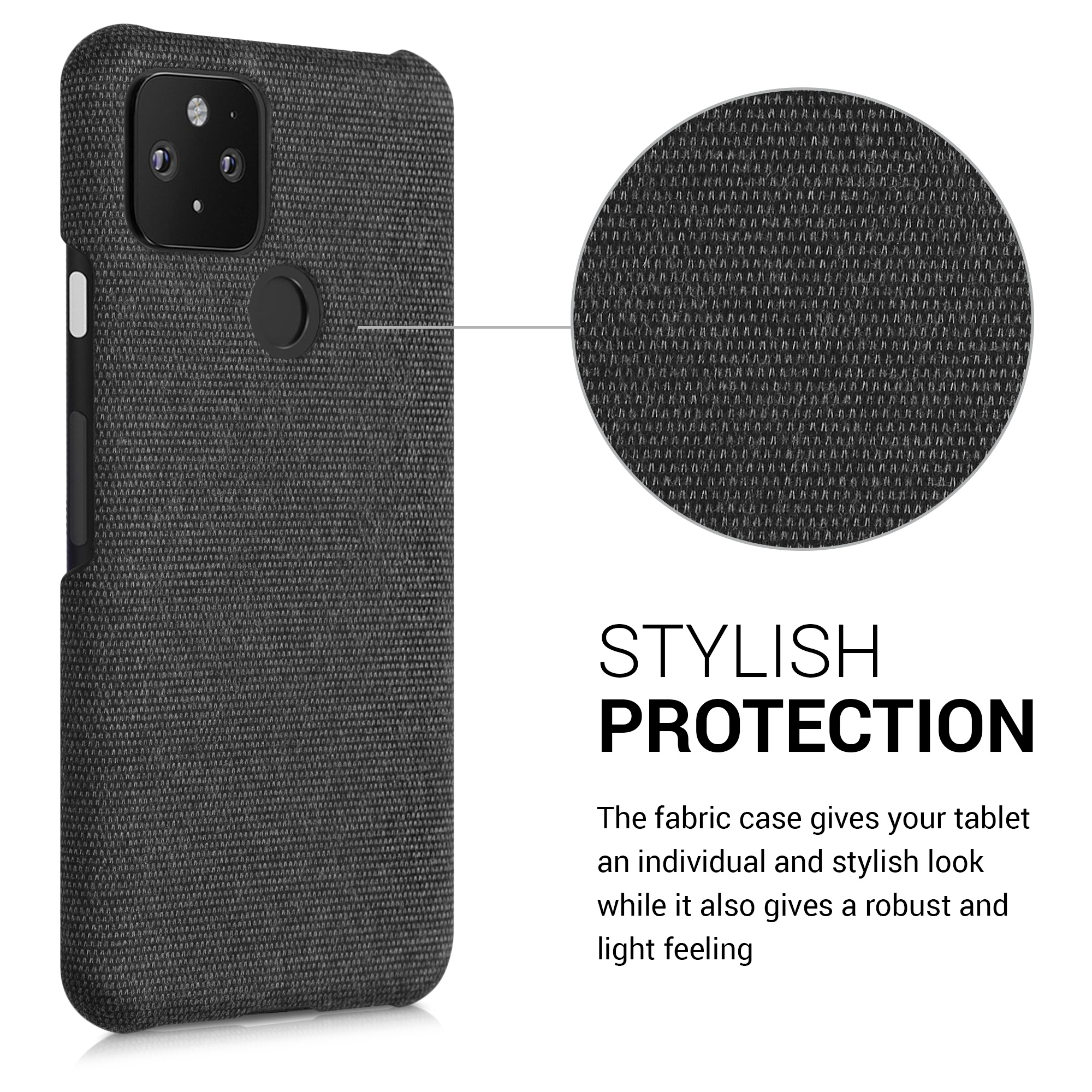 Zadní kryt kwmobile pro Google Pixel 5 - dark šedá