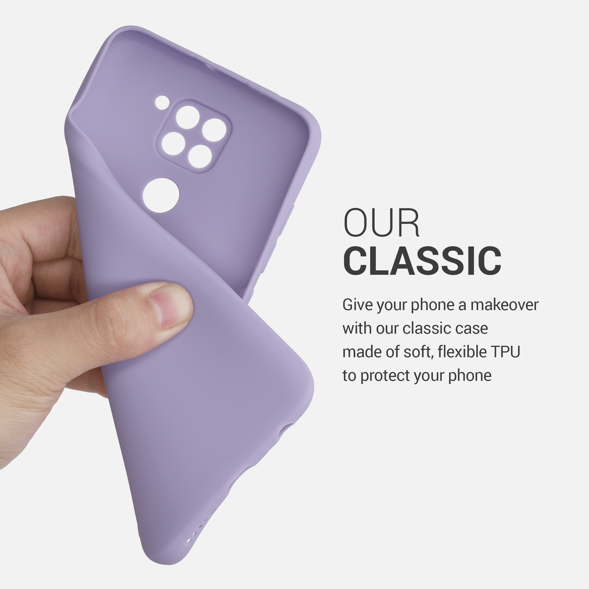 TPU kryt kwmobile pro Xiaomi Redmi Note 9 - fialová