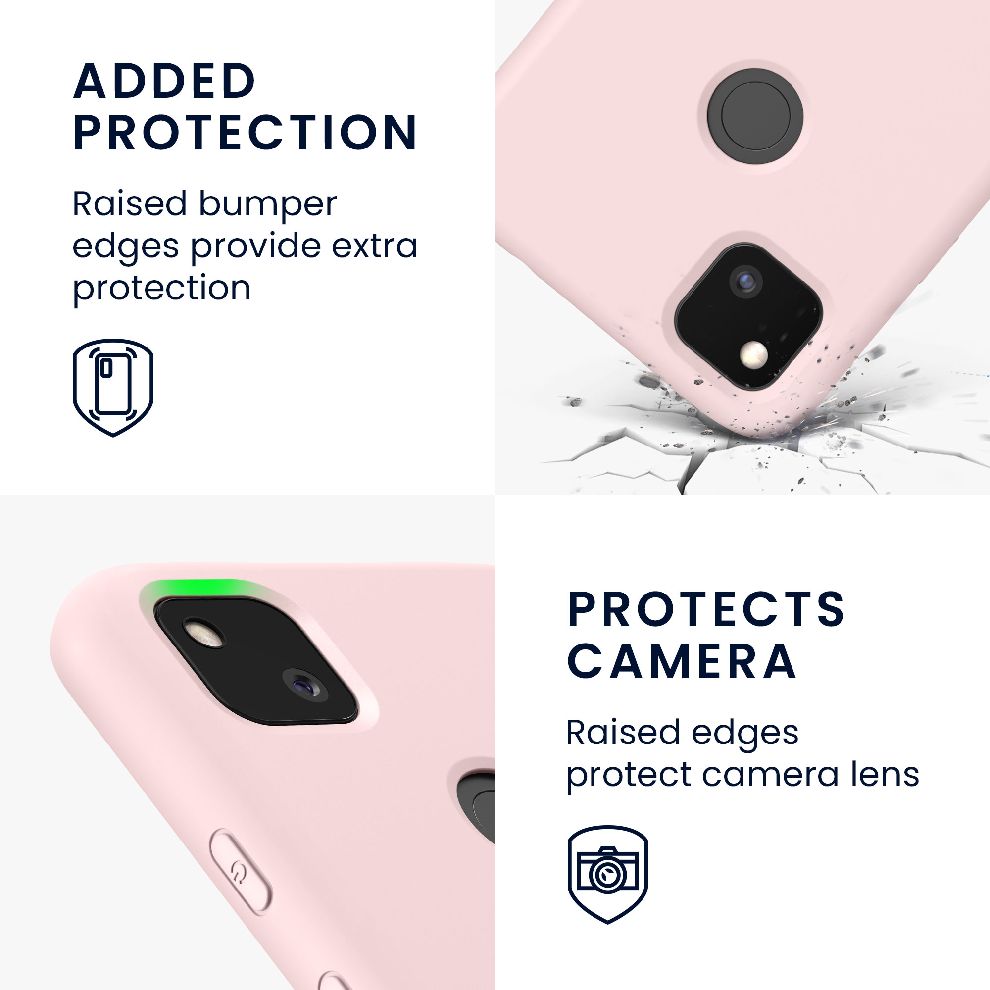Zadní kryt kwmobile pro Google Pixel 4a - kokosový swirl
