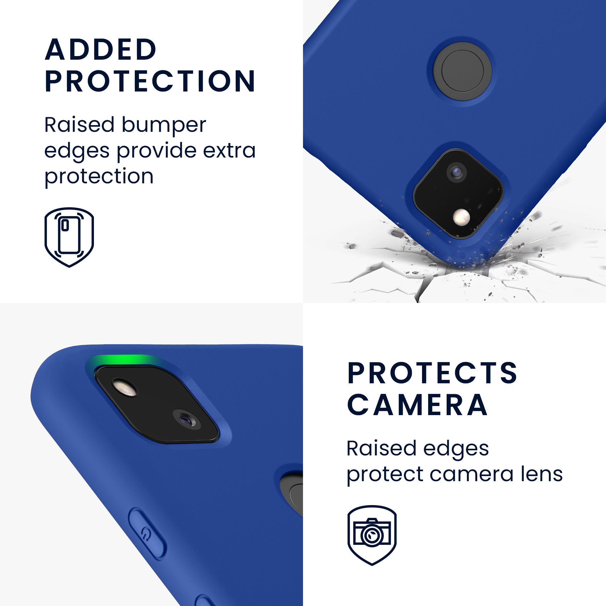 Zadní kryt kwmobile pro Google Pixel 4a - baltic modrá