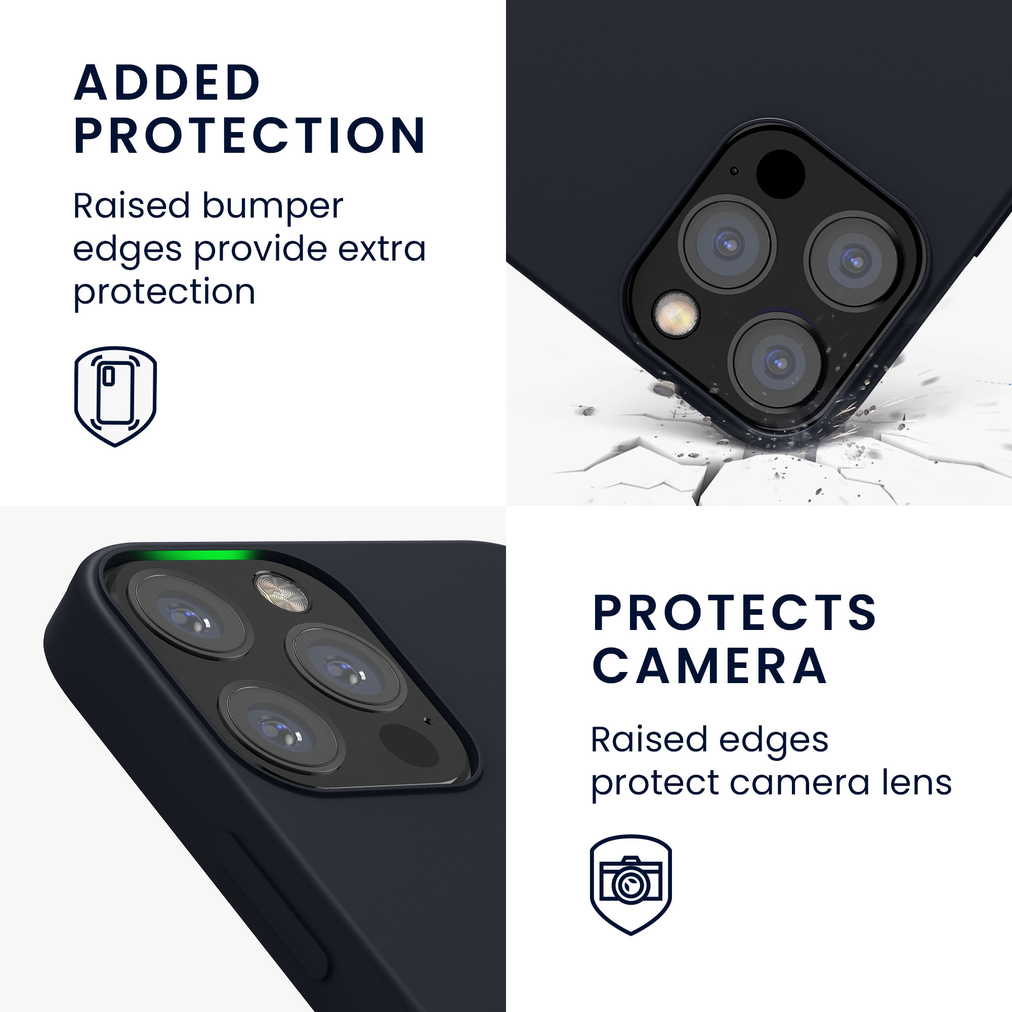 Kryt na mobil kwmobile iPhone 12 / iPhone 12 Pro Case - borůvková