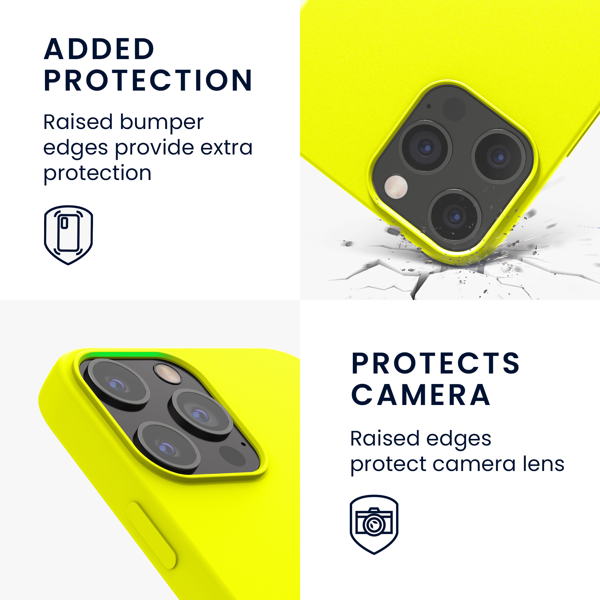Silikonový kryt kwmobile pro iPhone 12 Pro Max - citronově žlutá