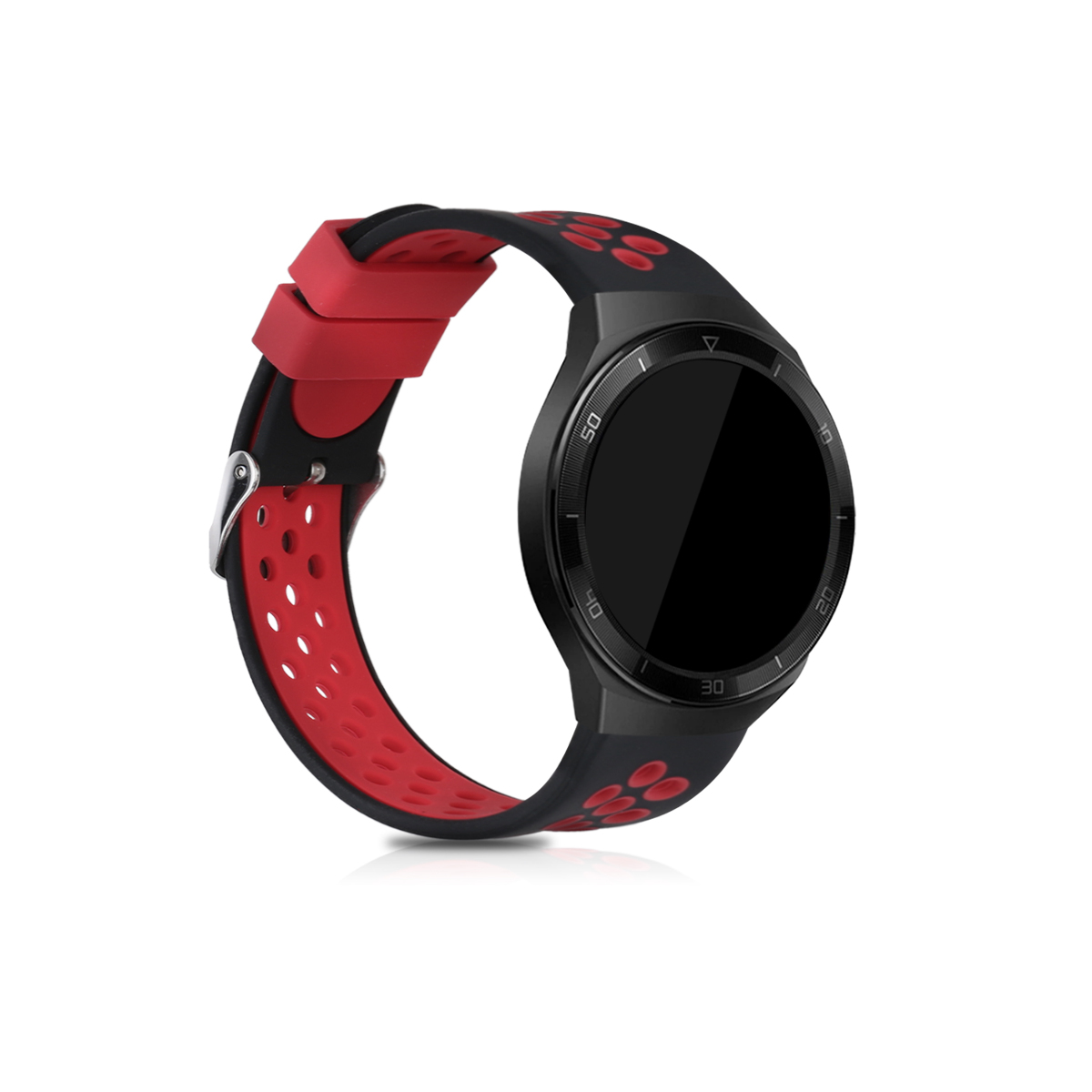 Náhradní řemínky Huawei Watch GT 2e sada 2 ks černá/červená/černá/šedá kwmobile