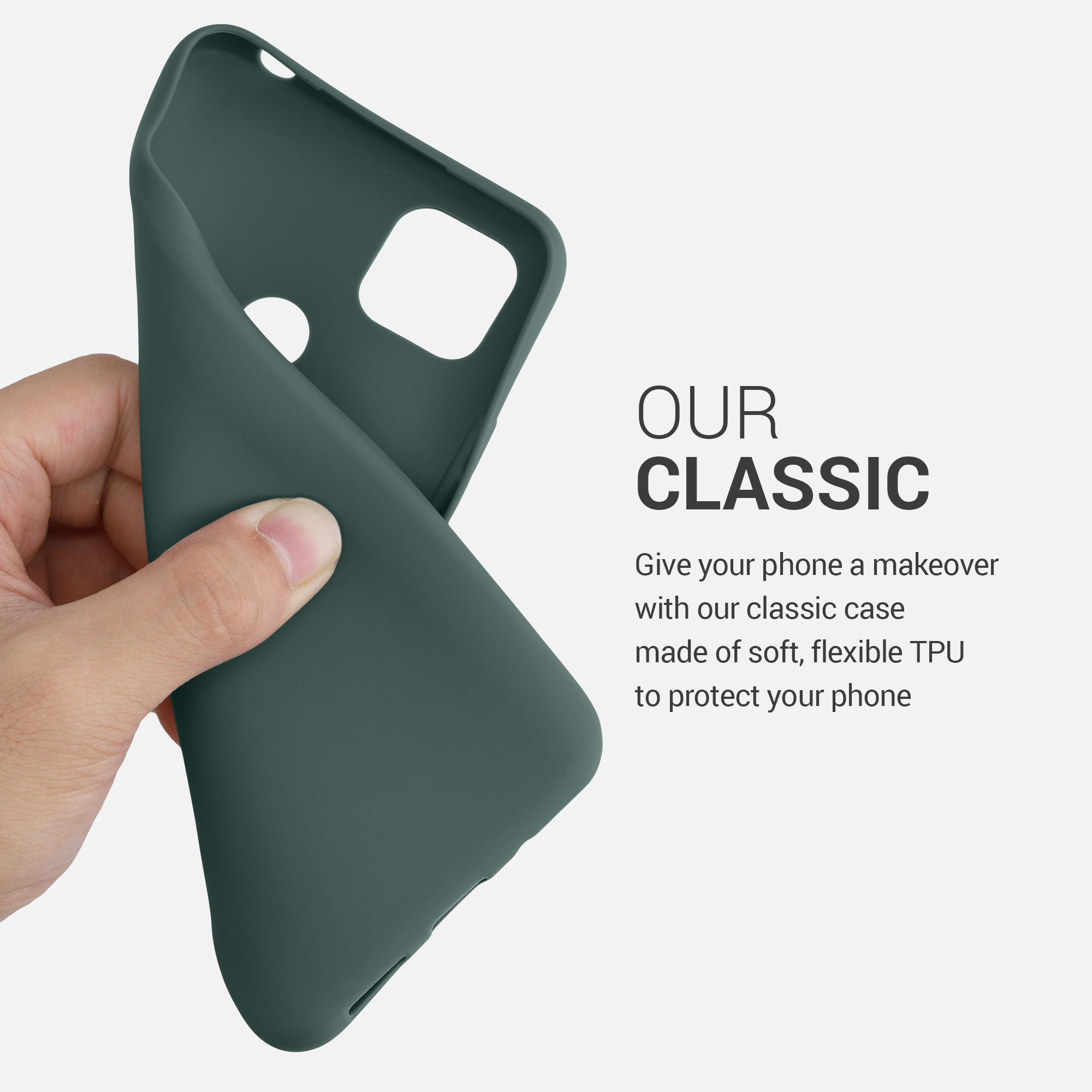 Kryt Xiaomi Redmi 9C silikonový TPU modrozelená kwmobile