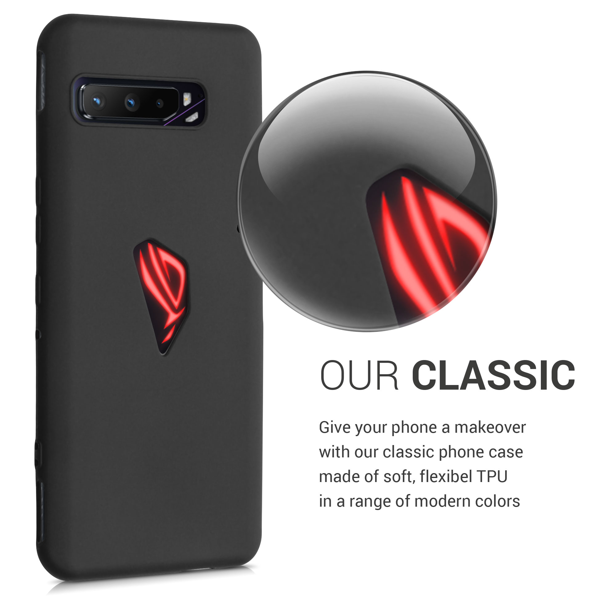 Kryt na zařízení ASUS ROG Phone 3 (ZS661KS) kwmobile - black matná