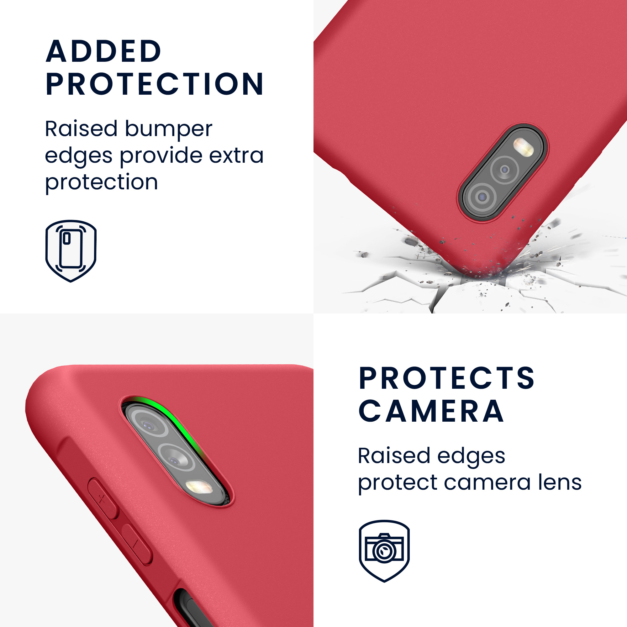 Kryt kwmobile pro Samsung Galaxy Xcover Pro - klasicky červená