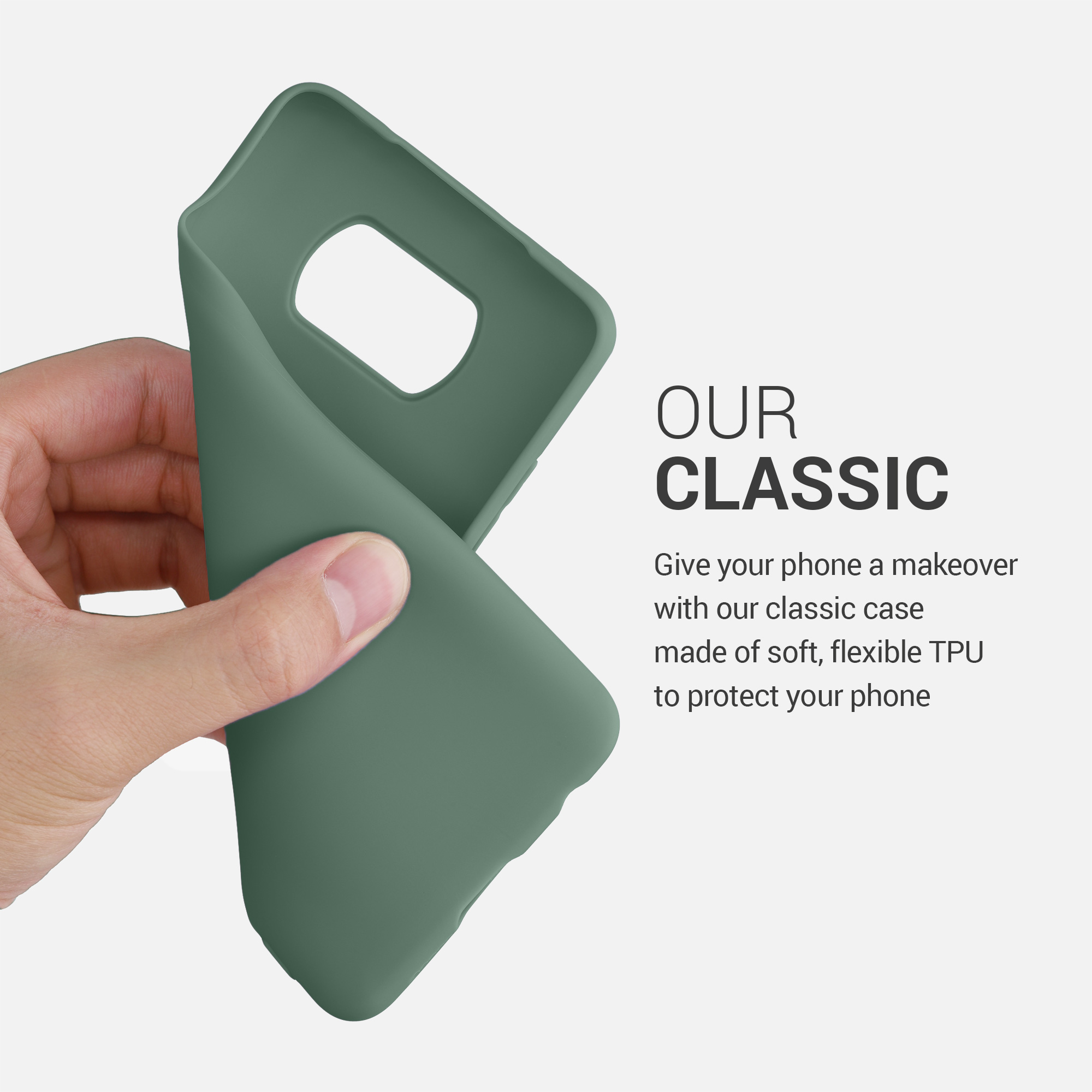 Kryt Xiaomi Poco X3 NFC silikonový TPU lesní zelená kwmobile