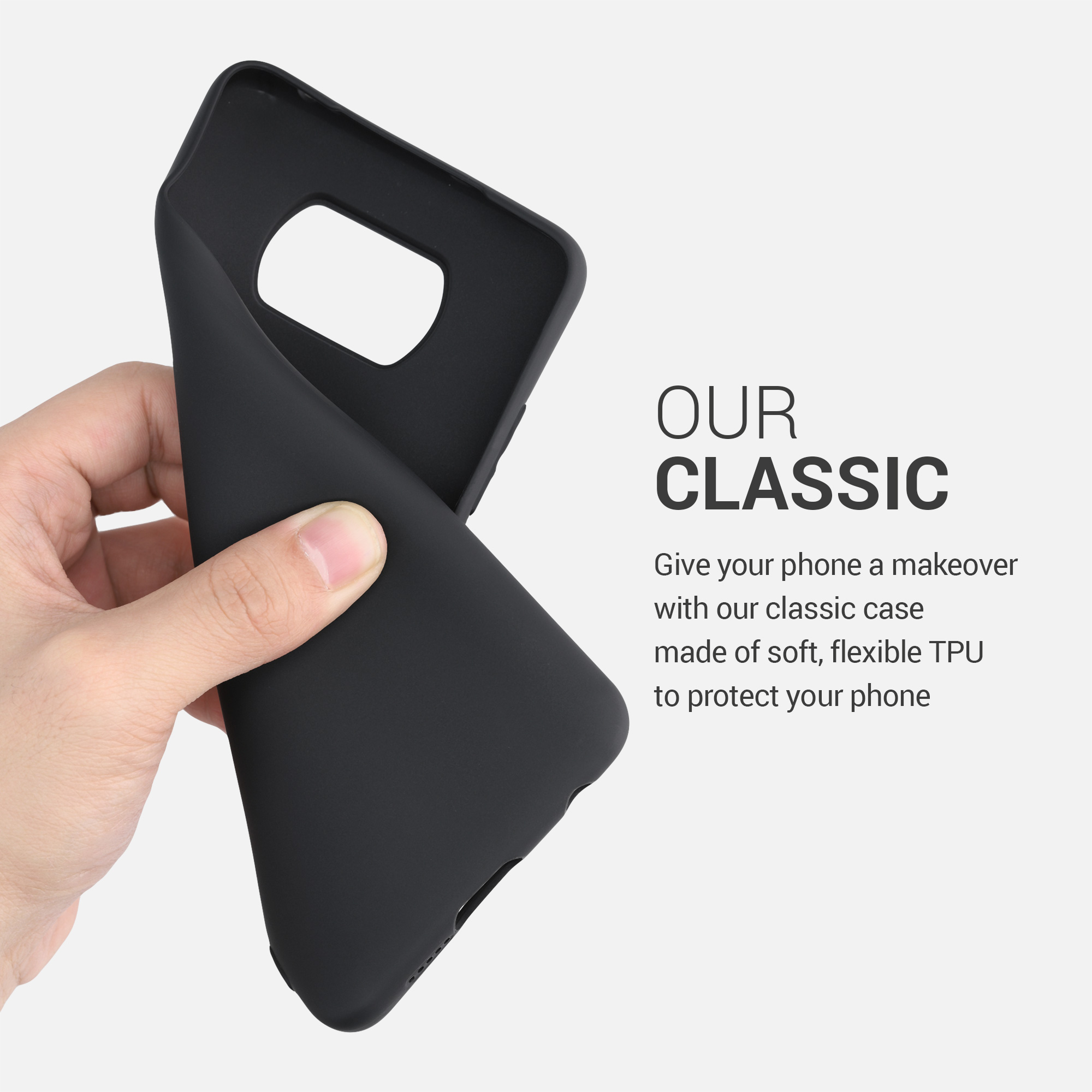 Kryt Xiaomi Poco X3 NFC silikonový TPU černá matná kwmobile