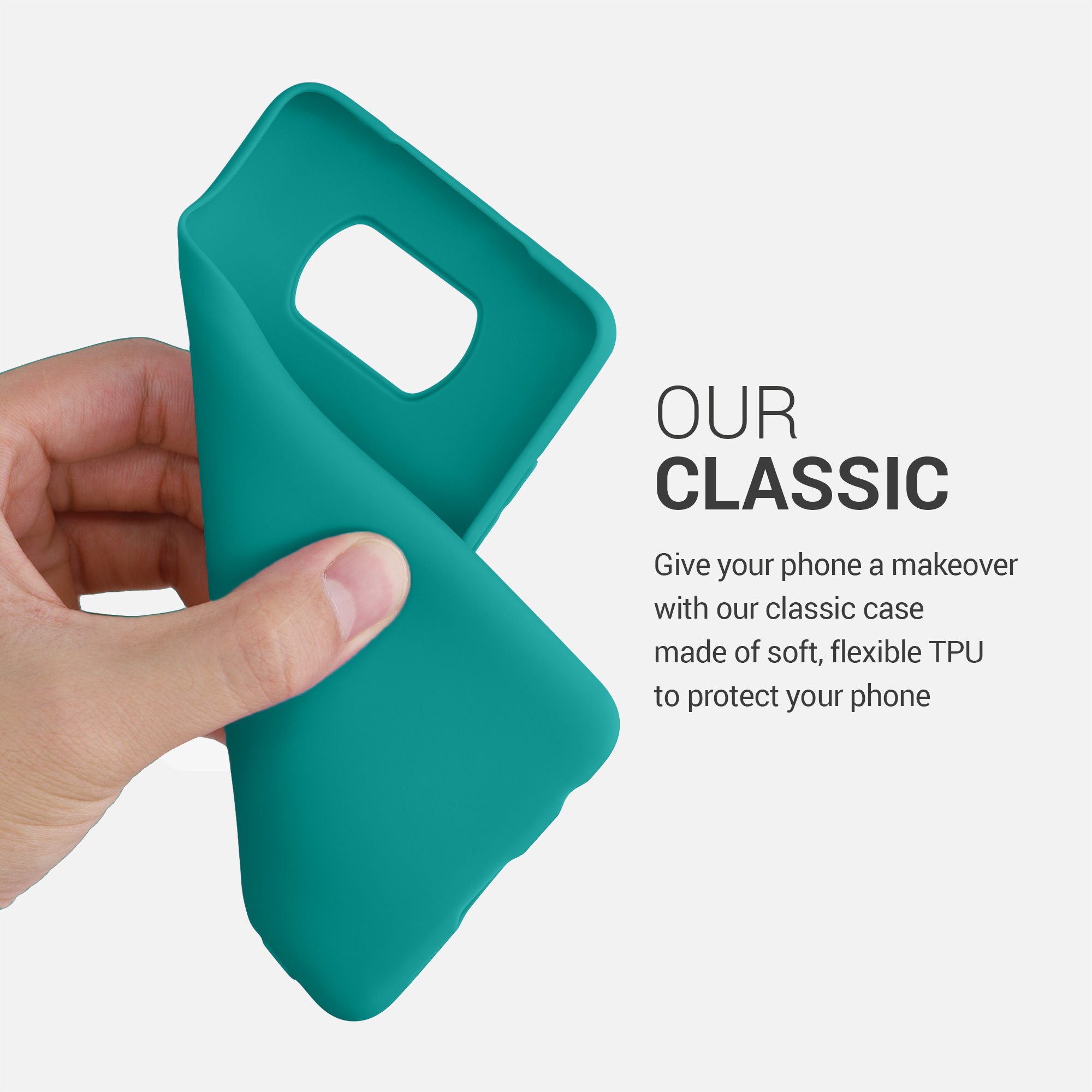 Kryt Xiaomi Poco X3 NFC silikonový TPU modrozelená matná kwmobile