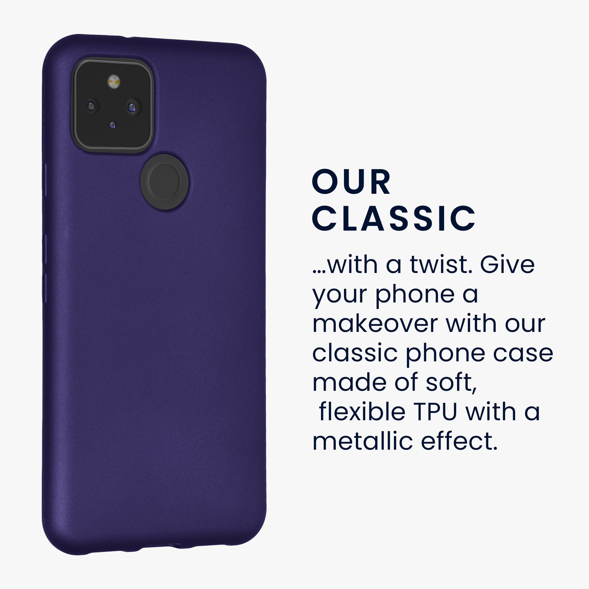 Zadní kryt kwmobile pro Google Pixel 5 - metallic modrá violet