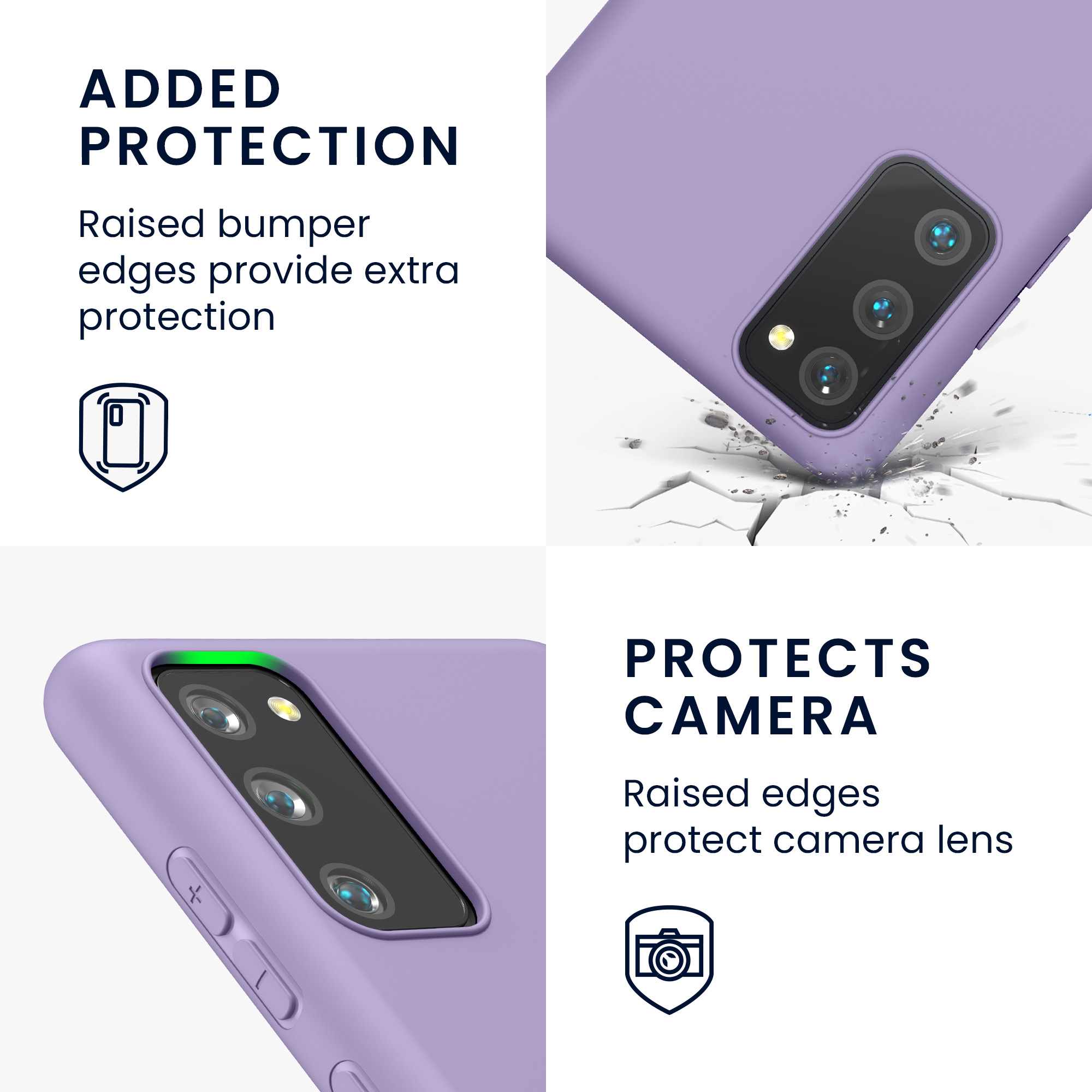 Kryt na mobil Samsung Galaxy S20 FE kwmobile TPU fialovo-purpurový