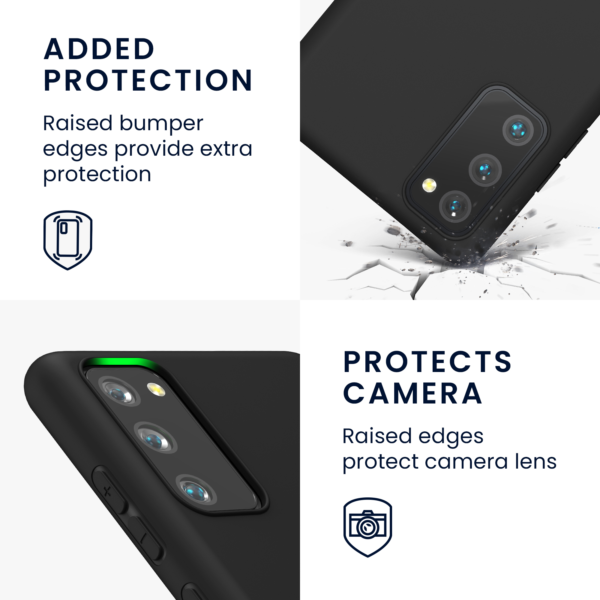 Pouzdro pro Samsung Galaxy S20 FE kwmobile TPU - matná černá