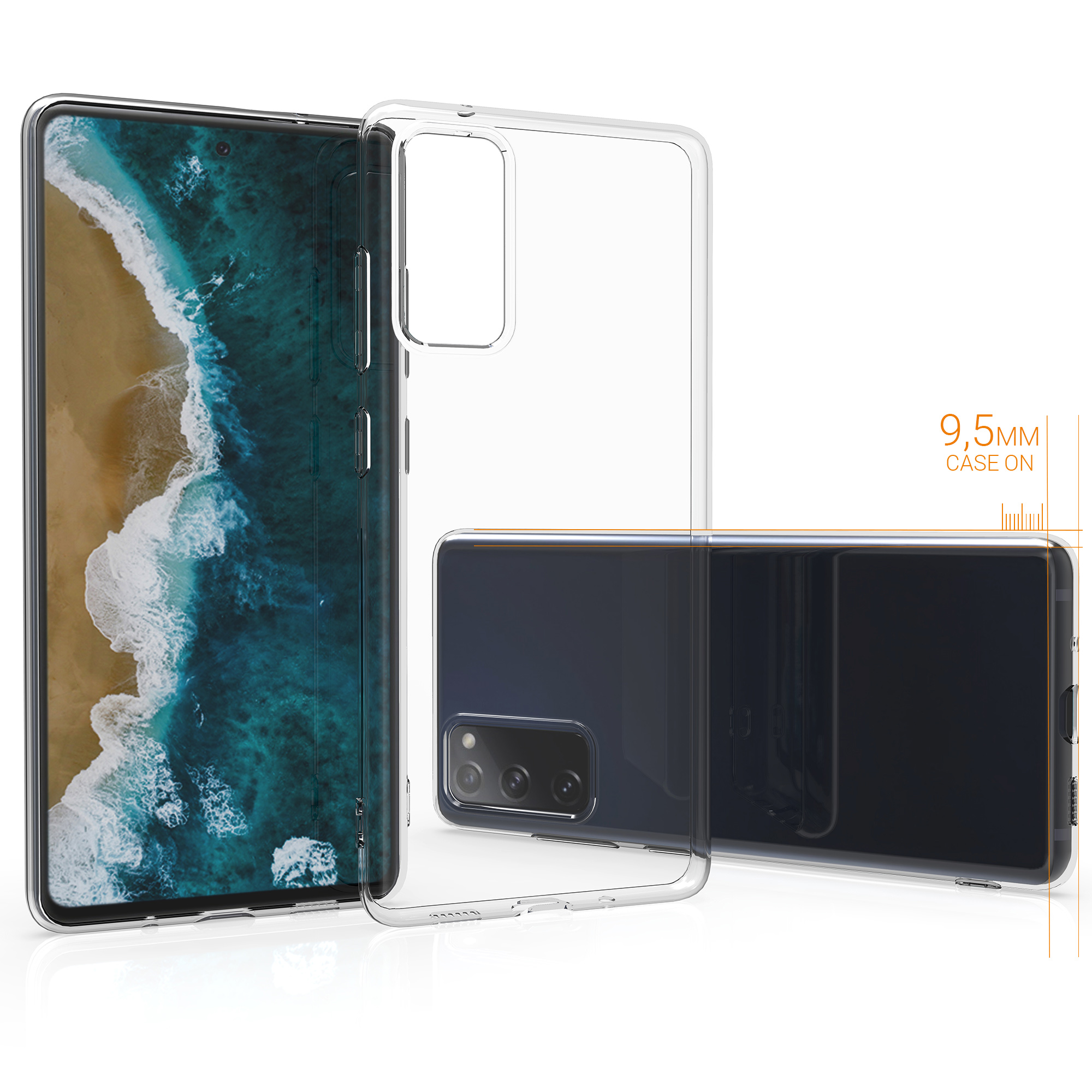Čirý kryt na mobil Samsung Galaxy S20 FE - Clear kwmobile transparentní
