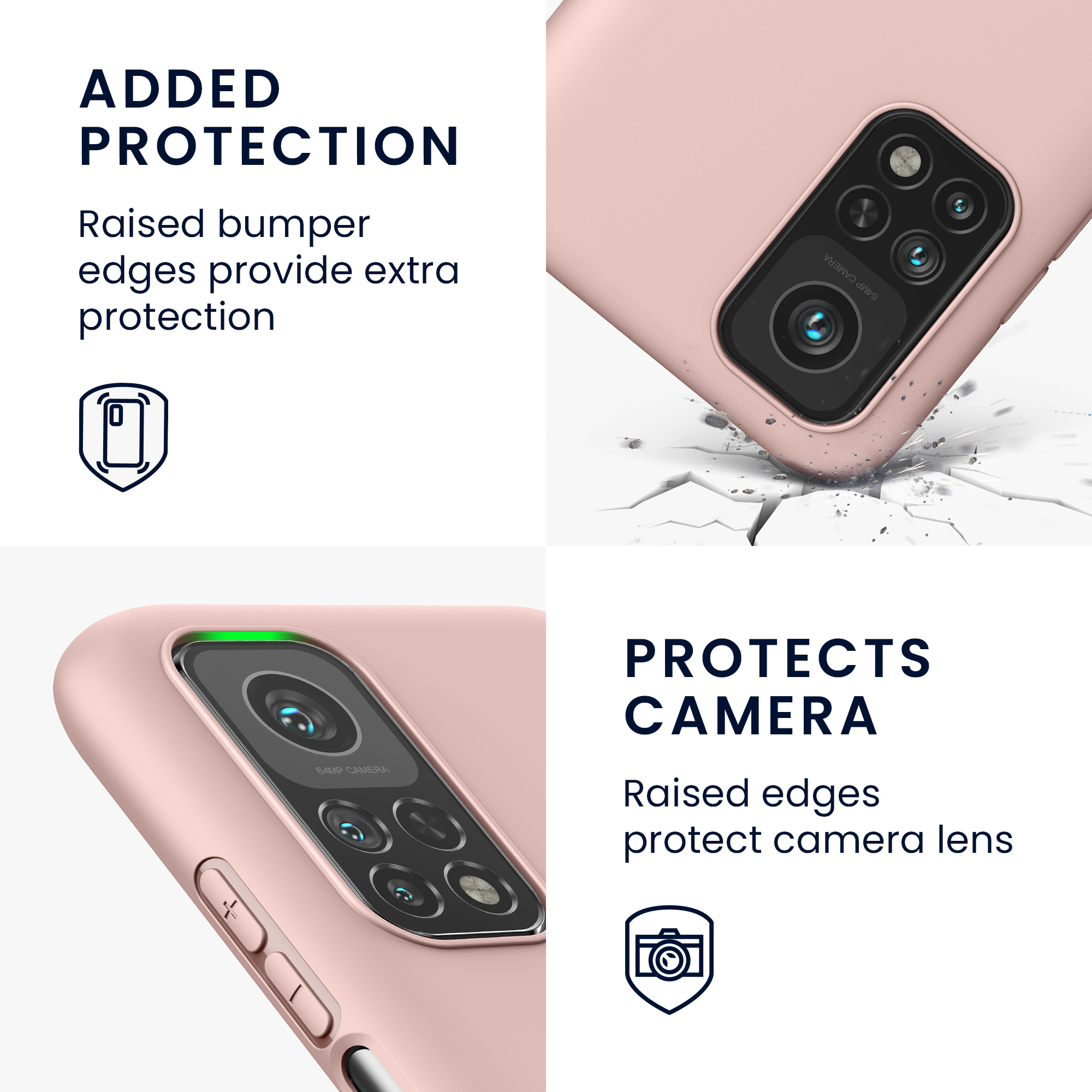 Pouzdro pro Xiaomi Mi 10T / Mi 10T Pro kwmobile TPU - vintage růžová