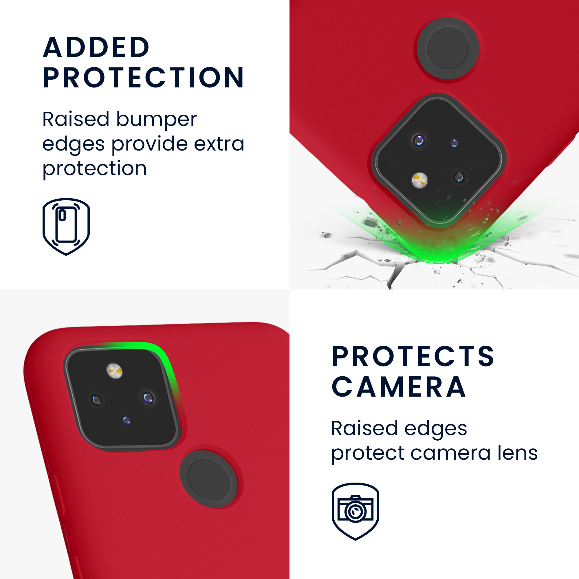 Zadní kryt kwmobile pro Google Pixel 5 - wireless charging sweet cherry