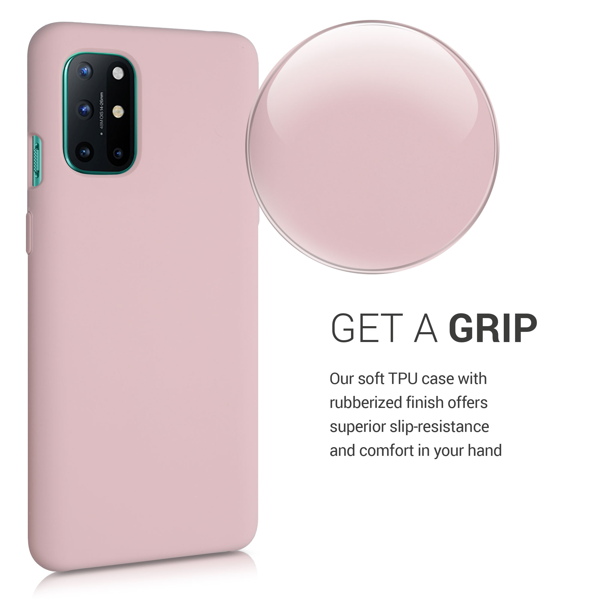 Kryt na mobil OnePlus 8T kwmobile TPU starorůžová