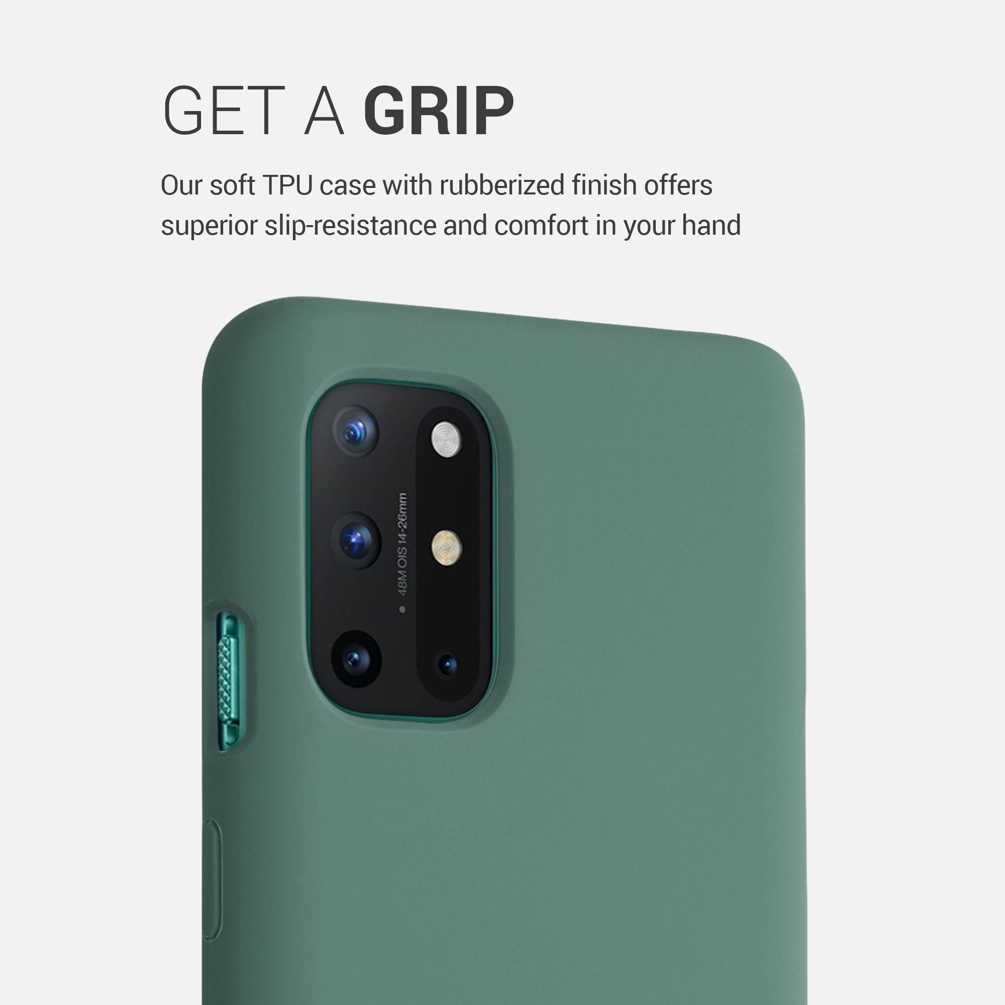 TPU kryt pro OnePlus 8T kwmobile ‑ lesní zelená