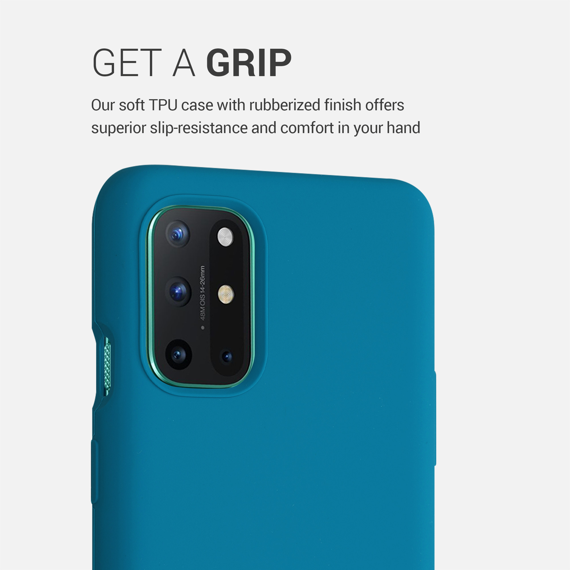 Kryt na mobil OnePlus 8T kwmobile TPU karibská modrá