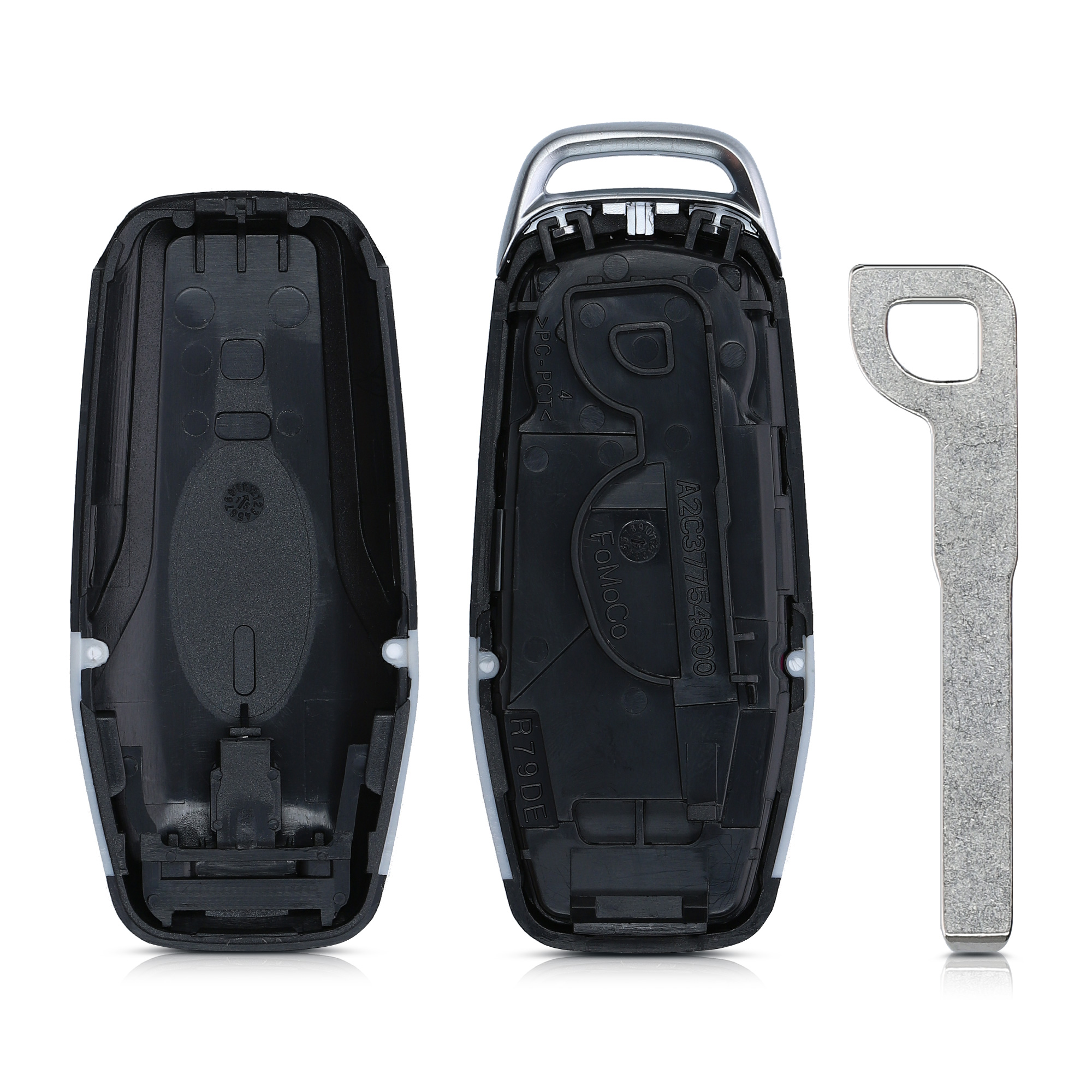 Kryt klíče Ford 3 tlačítka MyKey (Key Free) kwmobile černá pevný plast