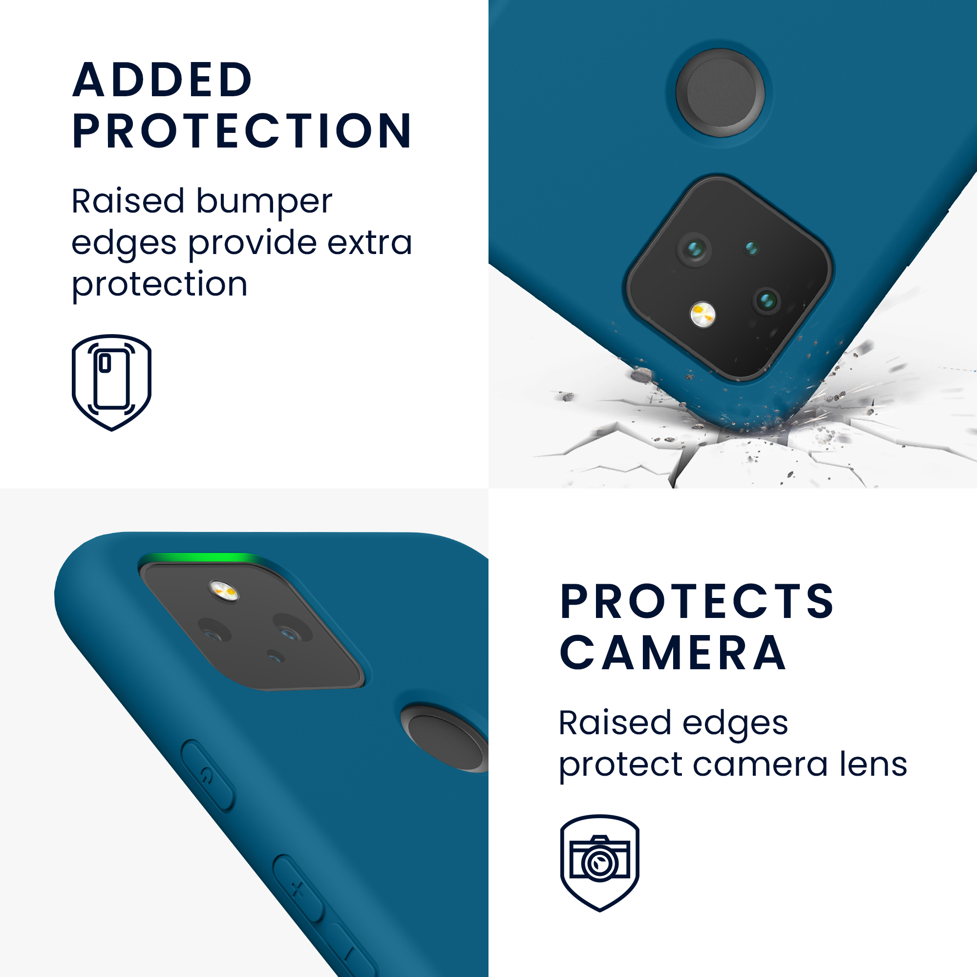 Zadní kryt kwmobile pro Google Pixel 5 - karibská modrá