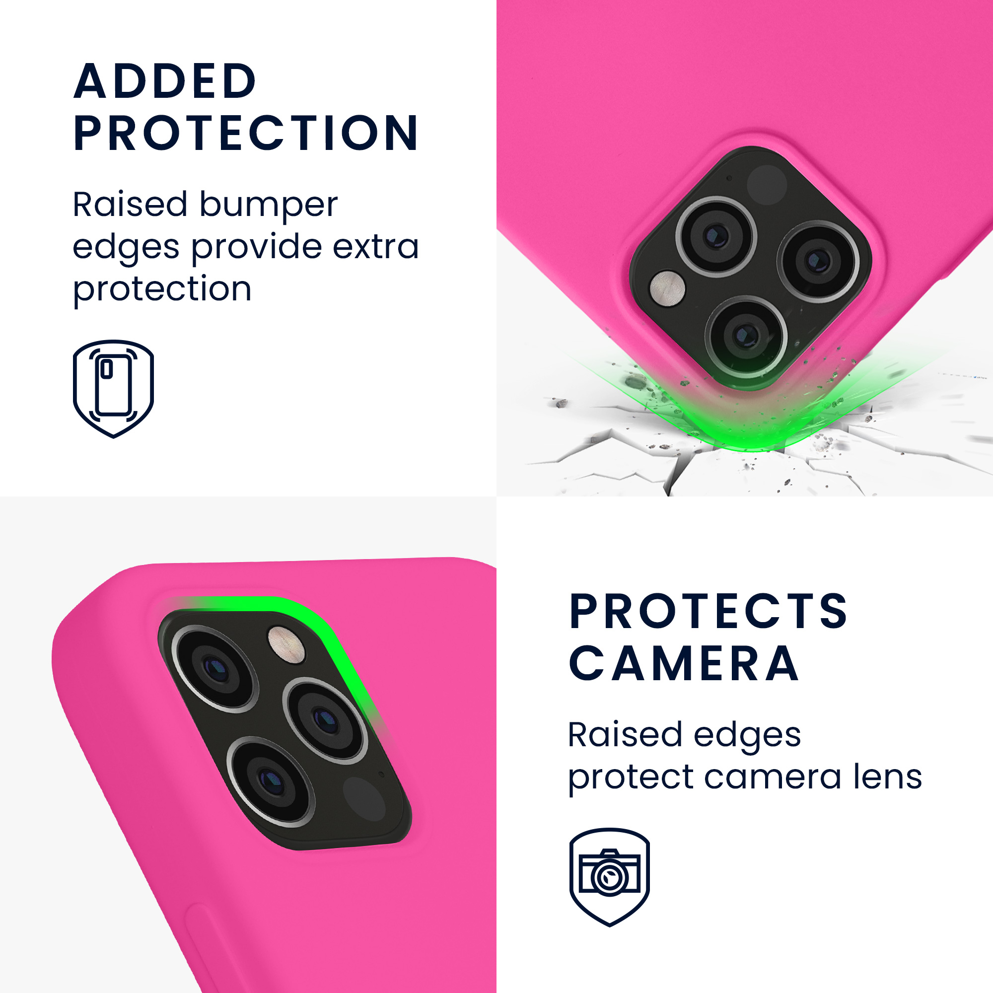 Pouzdro pro Apple iPhone 12 / iPhone 12 Pro kwmobile tenké ochranné silikonové - purpurová