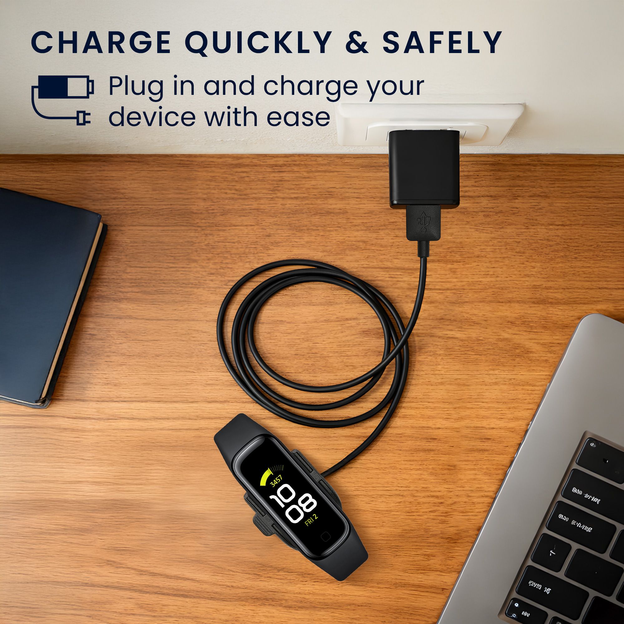 Nabíjecí kabel Samsung Galaxy Fit 2 kwmobile USB černý