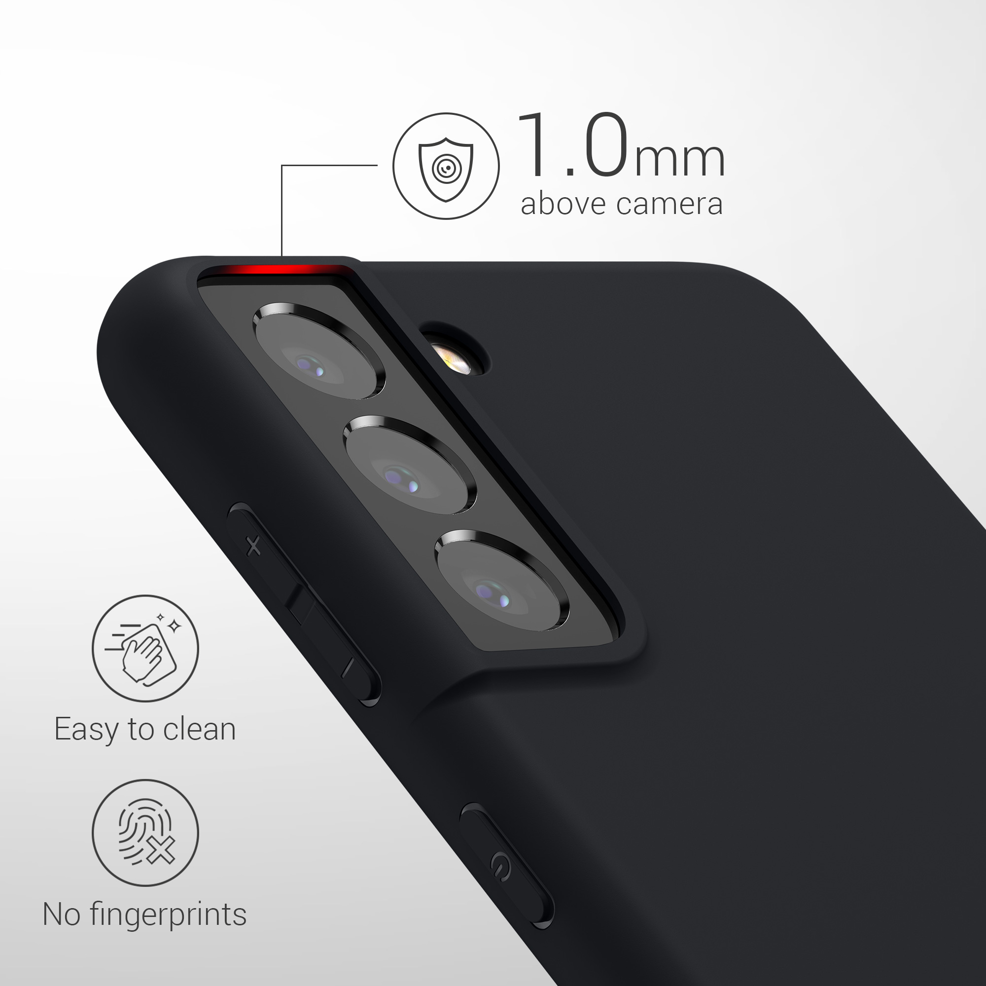 Kryt na mobil Samsung Galaxy S21 kwmobile TPU borůvkově modrý