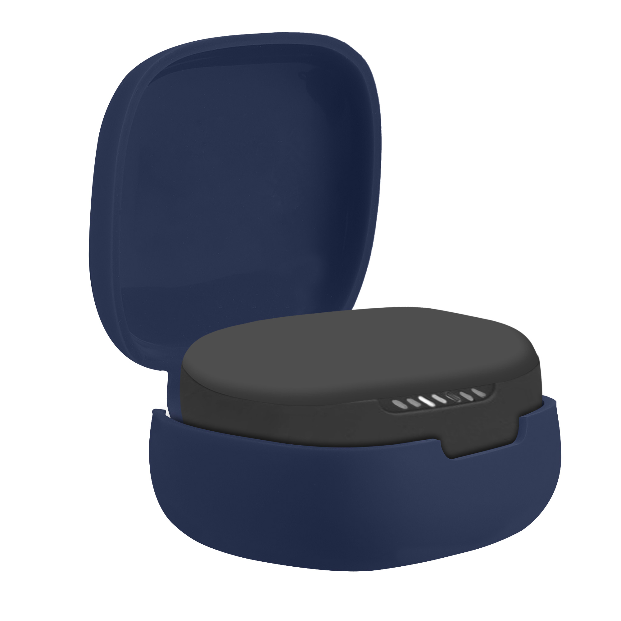 Pouzdro na sluchátka kwmobile pro JBL Live Pro Plus, tmavě modrá