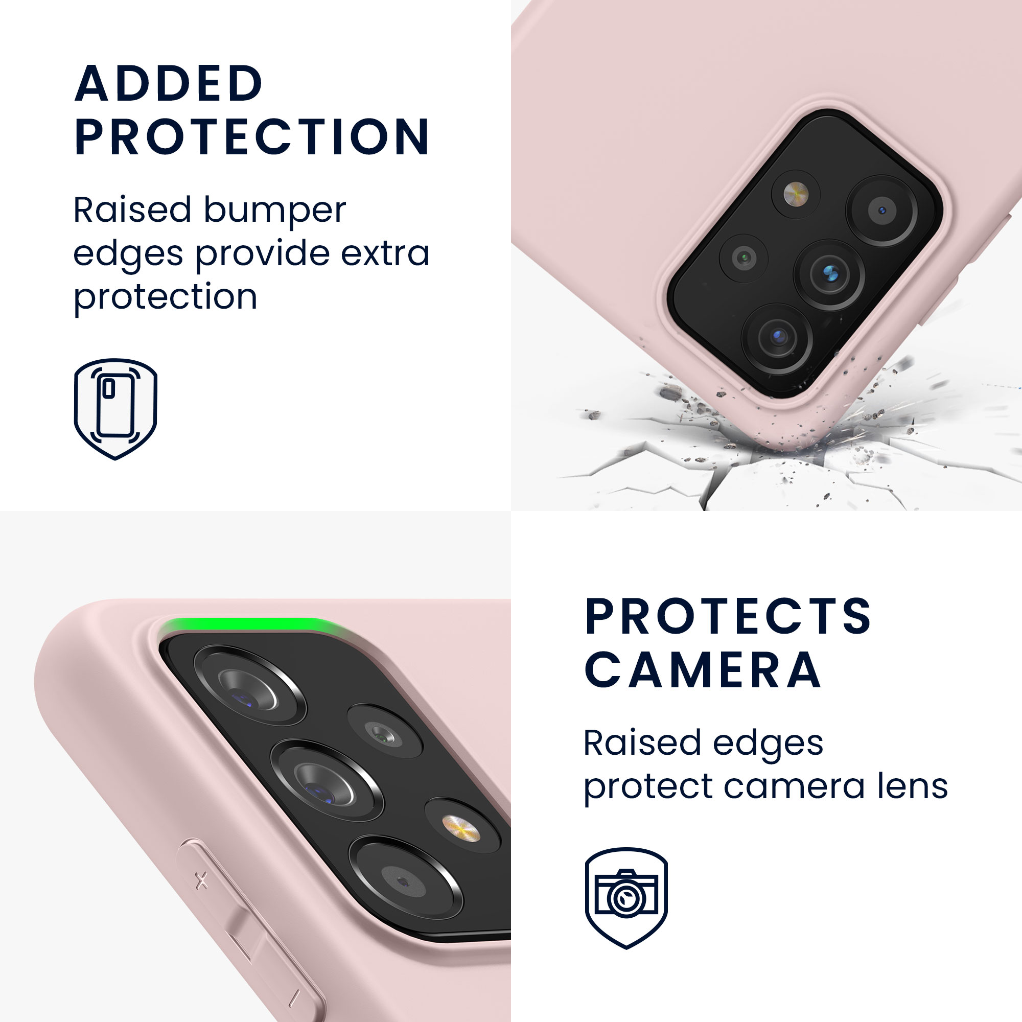 Kryt na mobil Samsung Galaxy A52 / A52 5G / A52s 5G kwmobile TPU Kokosový vír
