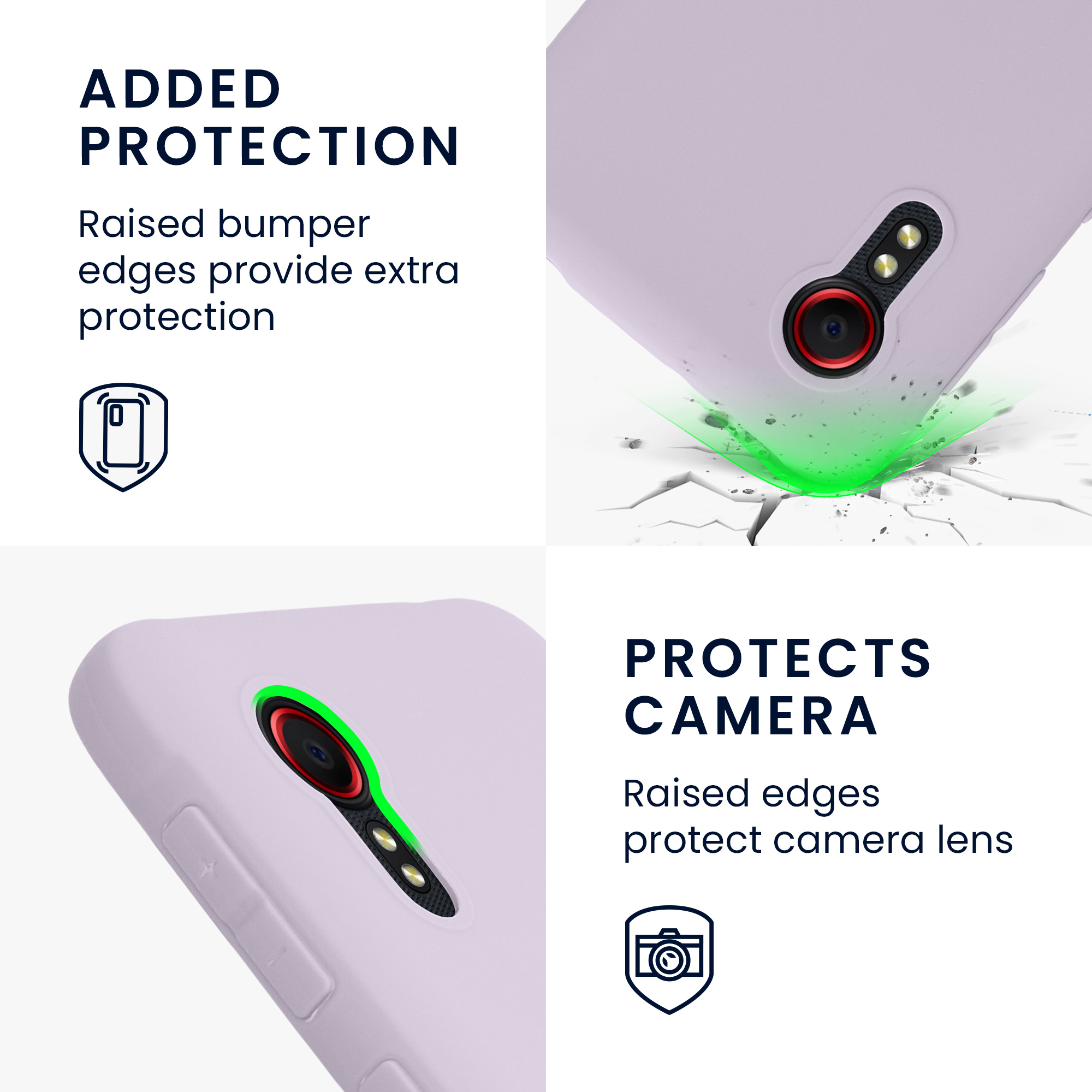 Kryt kwmobile pro Samsung Galaxy Xcover 5 - levandulová