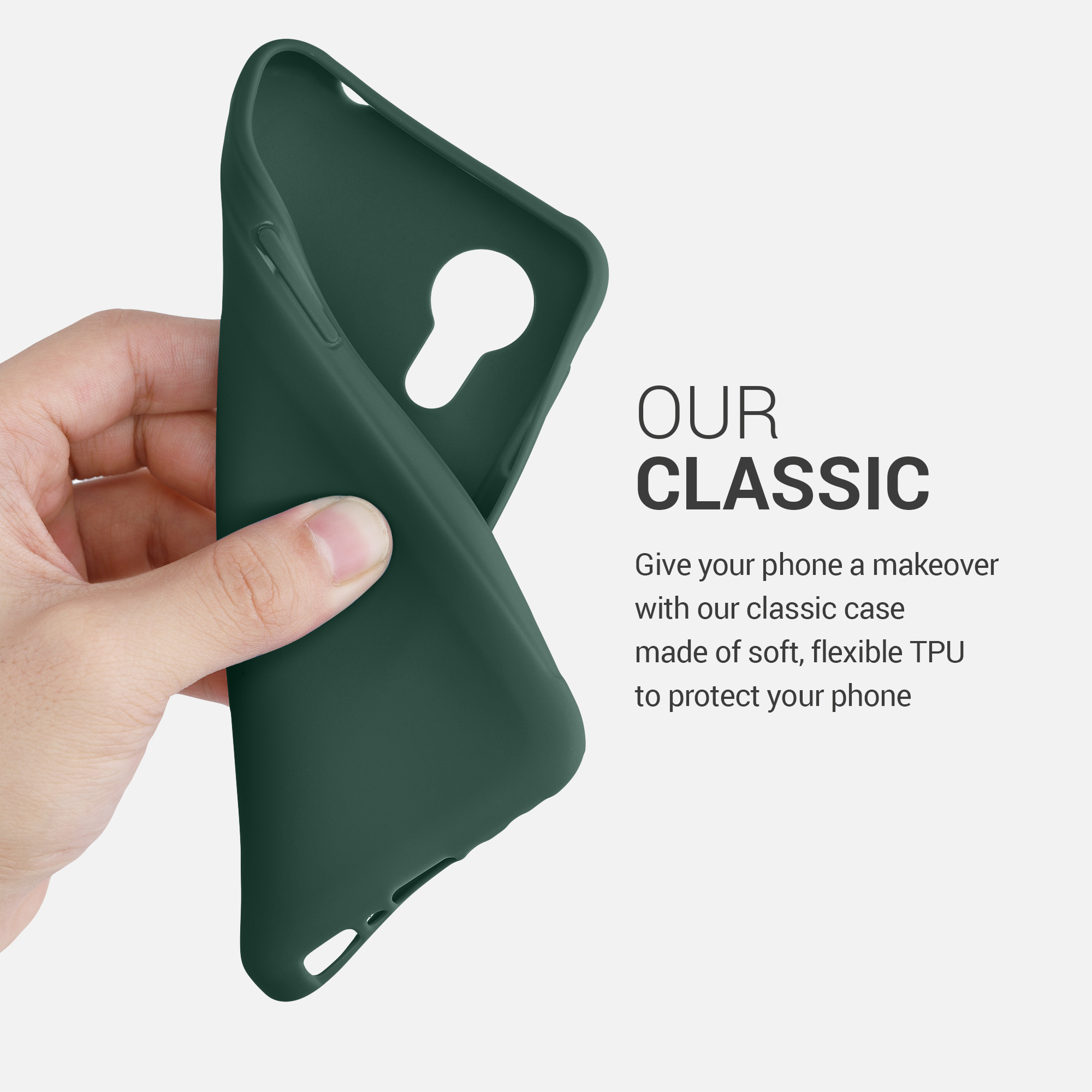 Kryt kwmobile pro Samsung Galaxy Xcover 5 - mechově zelená