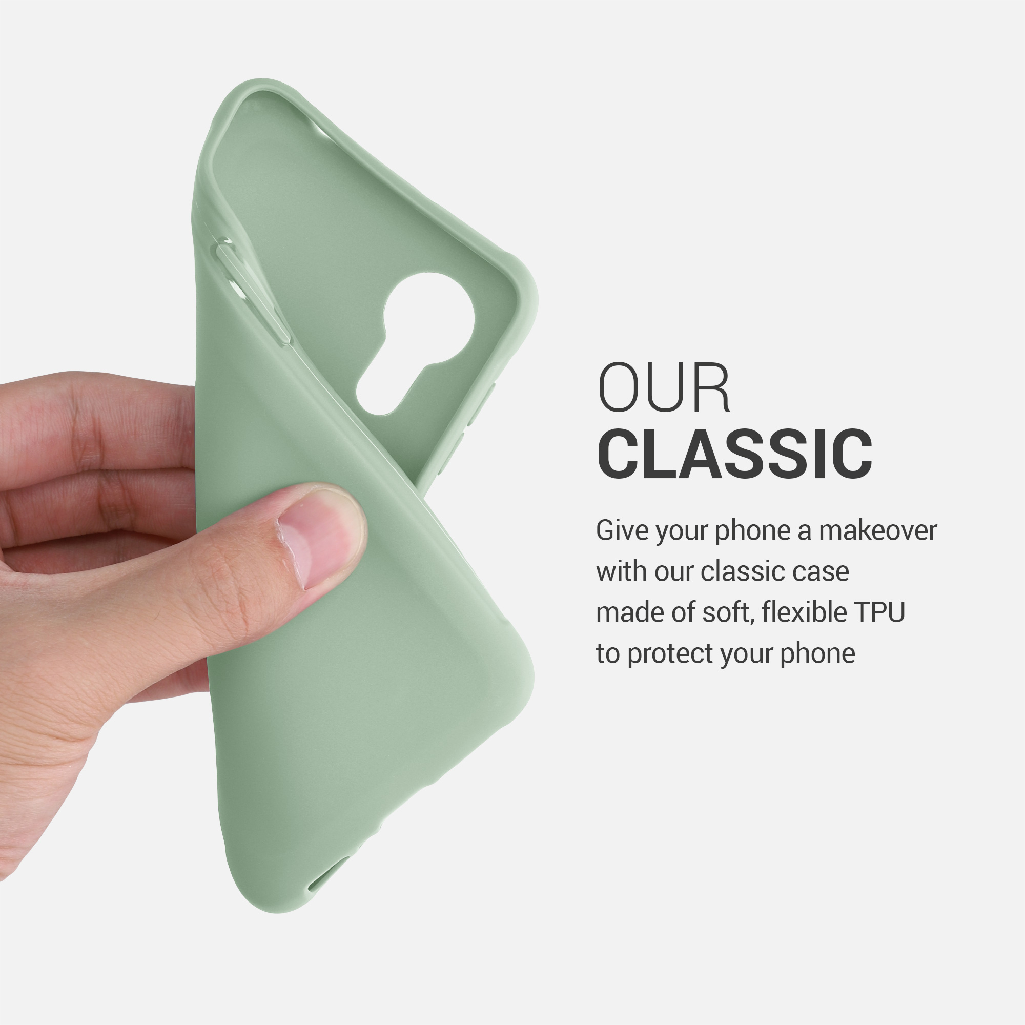 Kryt kwmobile pro Samsung Galaxy Xcover 5 - šedozelená