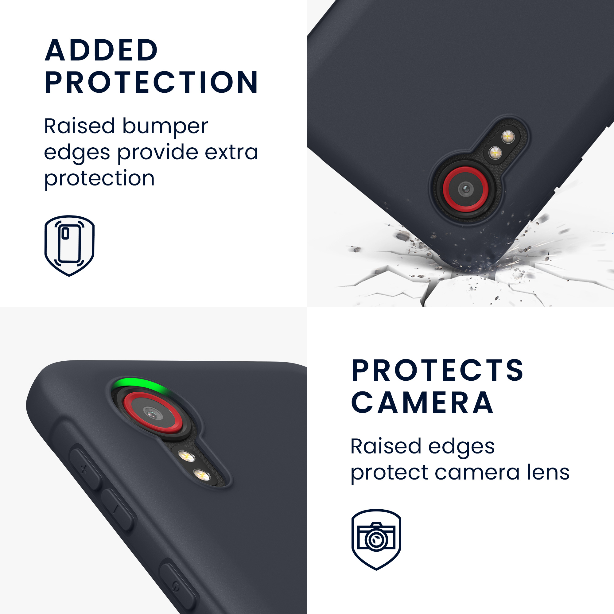 Pouzdro pro Samsung Galaxy Xcover 5 kwmobile TPU - borůvková
