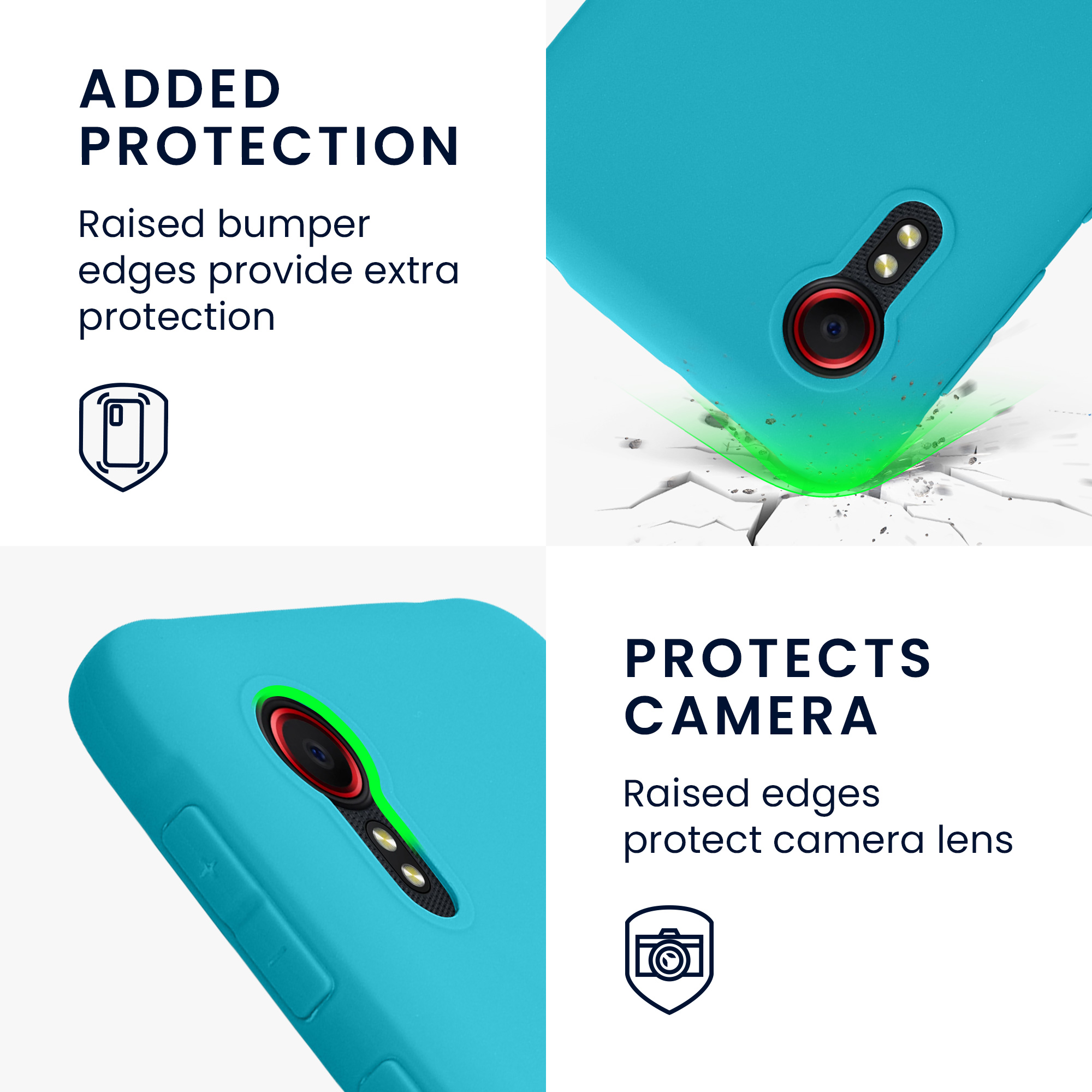 Kryt kwmobile pro Samsung Galaxy Xcover 5 - ledově modrá