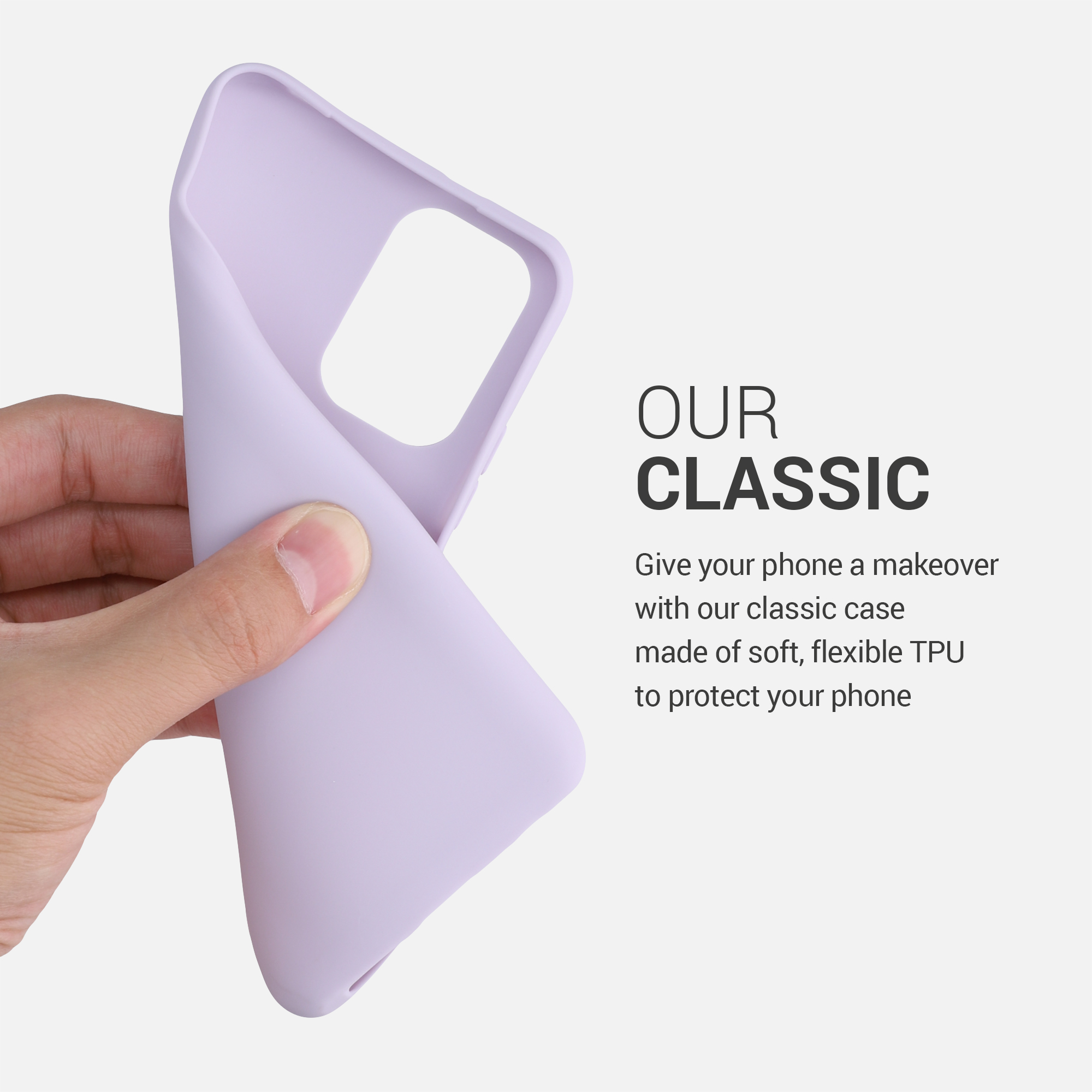 Kryt Xiaomi Redmi Note 10 silikonový TPU levandulová kwmobile