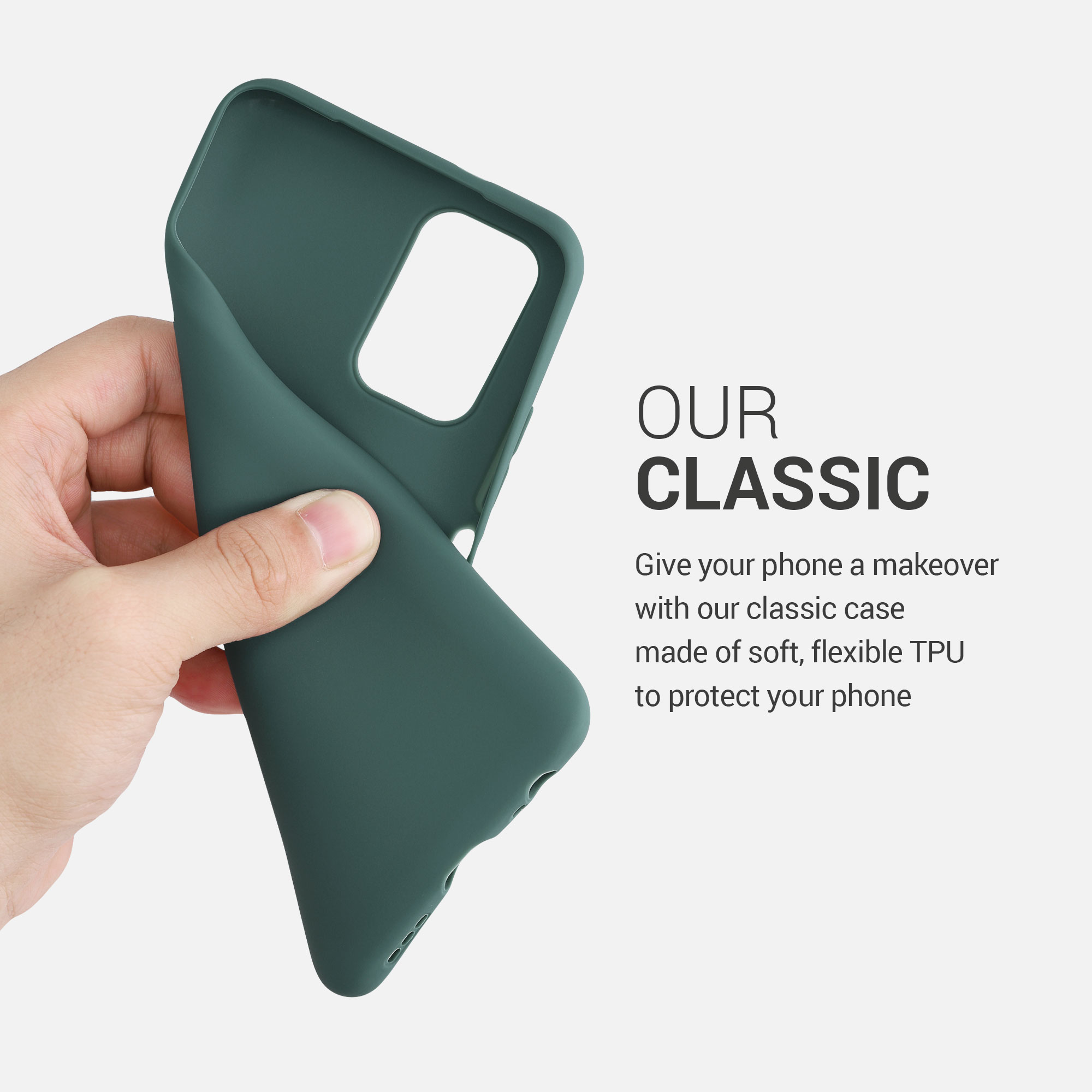 Kryt Xiaomi Redmi Note 10 silikonový TPU modrozelená kwmobile