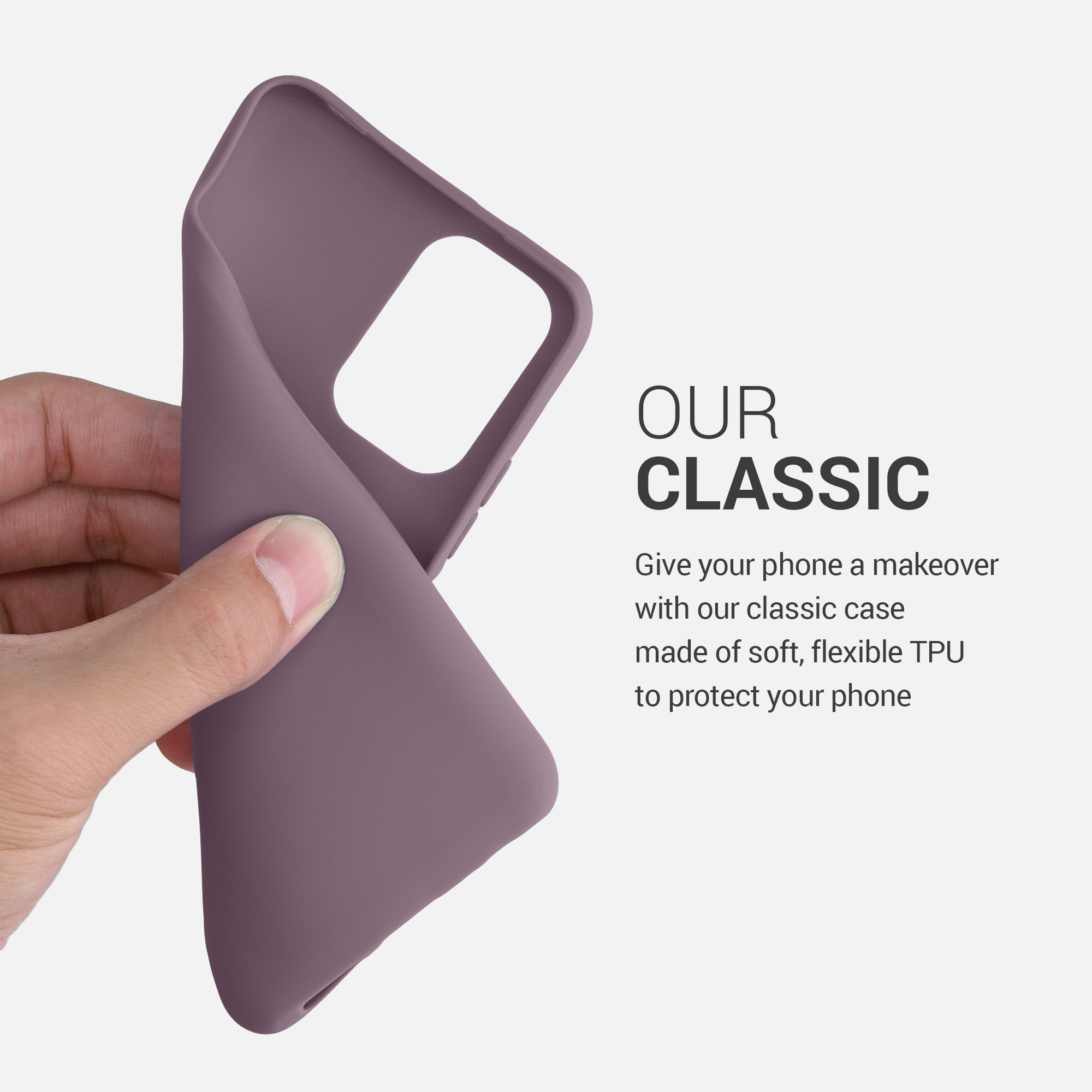 Kryt Xiaomi Redmi Note 10 silikonový TPU fialová kwmobile