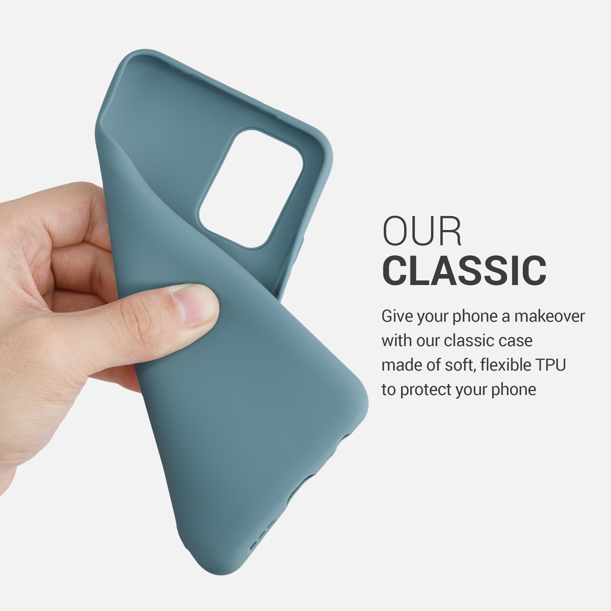 Kryt Xiaomi Redmi Note 10 silikonový TPU arktická noc kwmobile
