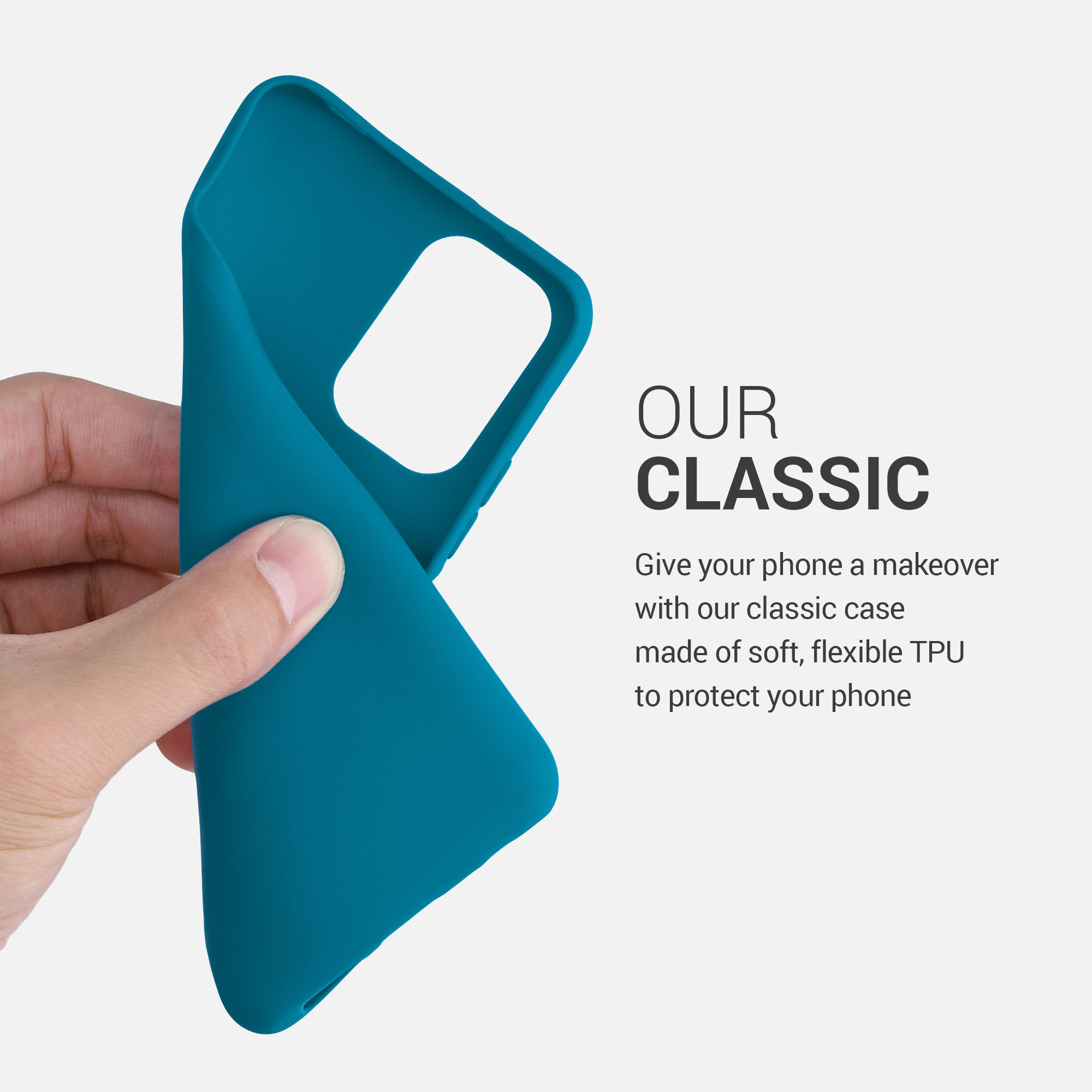 Kryt Xiaomi Redmi Note 10 silikonový TPU karibská modrá kwmobile