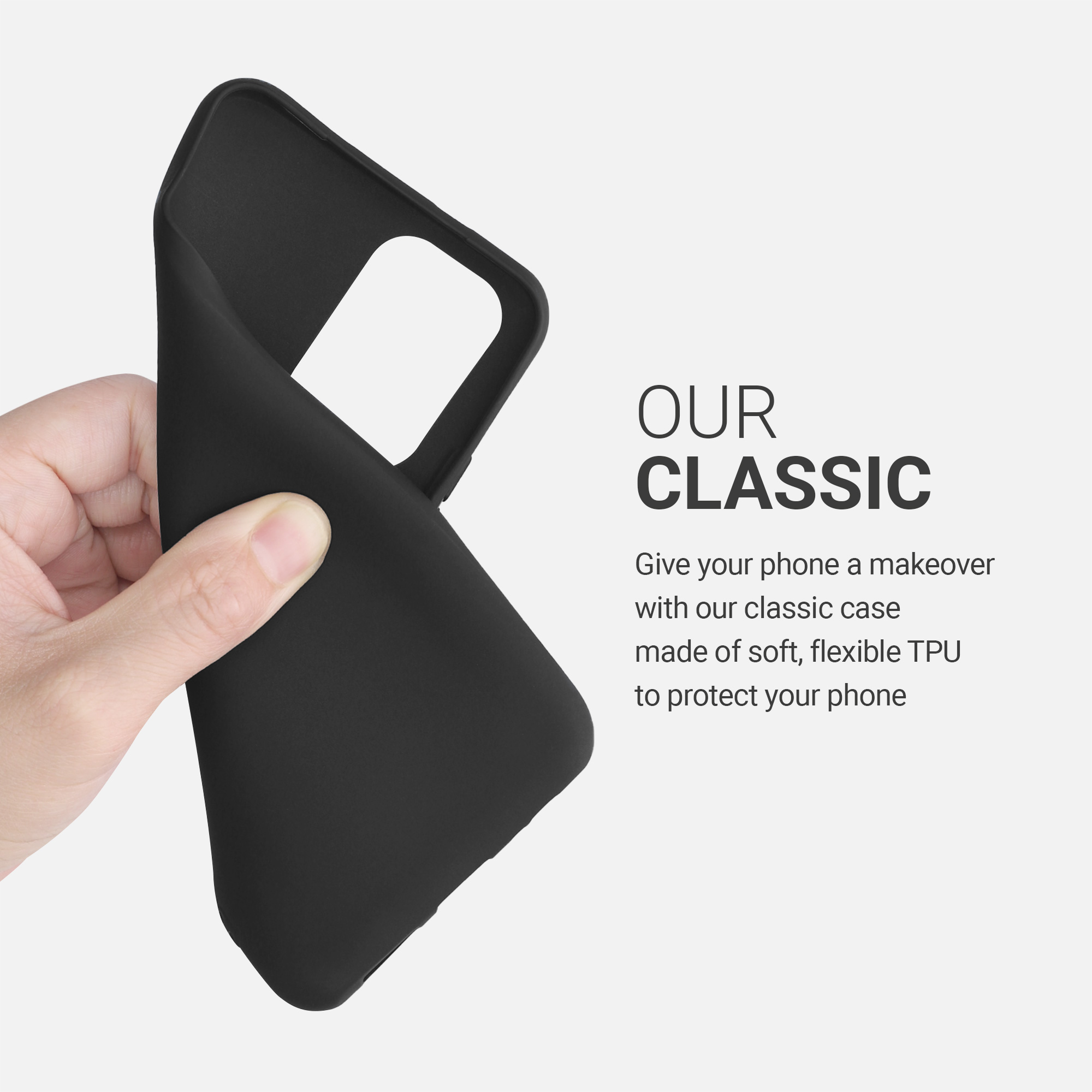 Kryt Xiaomi Redmi Note 10 silikonový TPU černá matná kwmobile