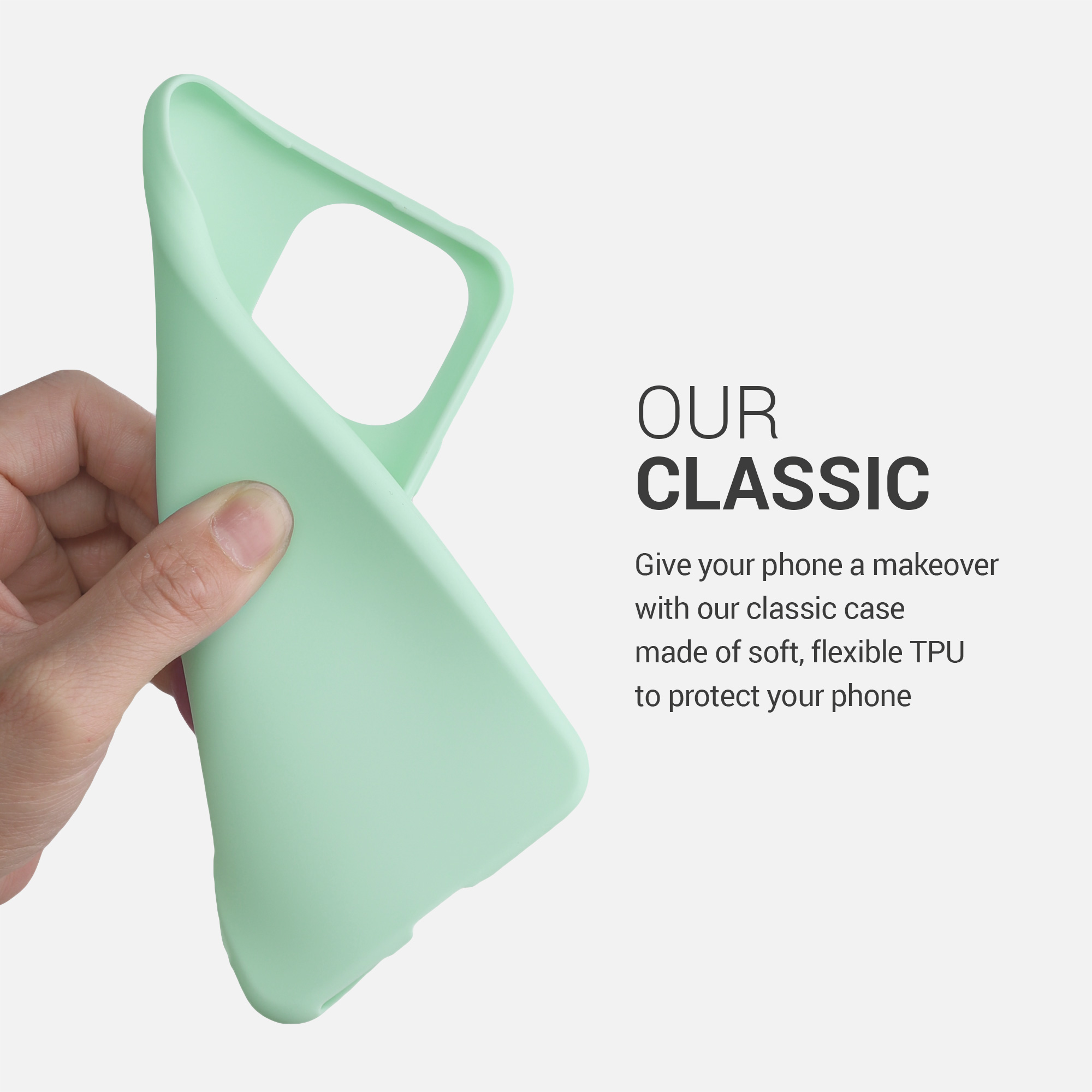 Kryt na mobil Xiaomi 11 Lite NE kwmobile TPU matně mátový