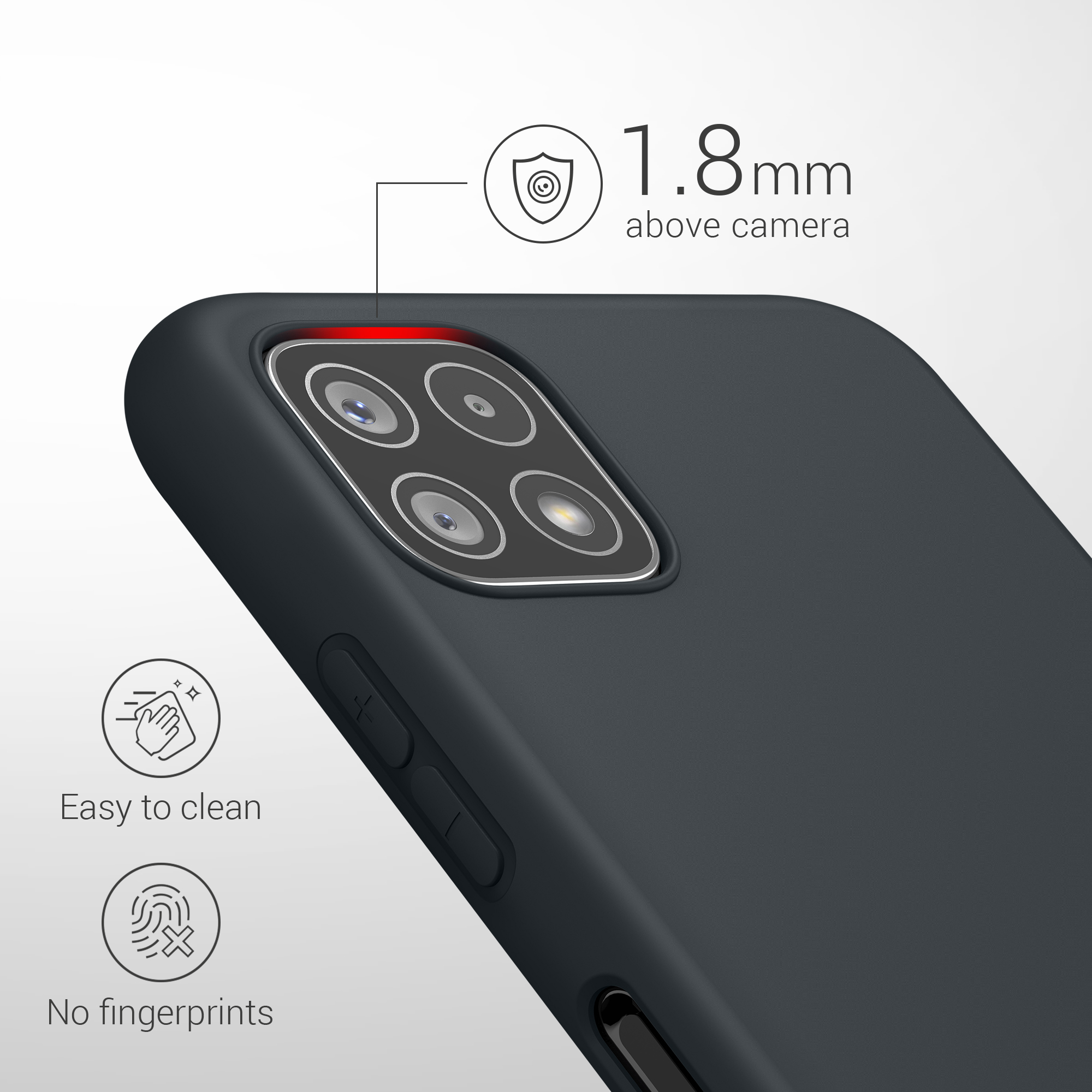 Kryt na mobil Samsung Galaxy A22 5G kwmobile TPU Borůvková
