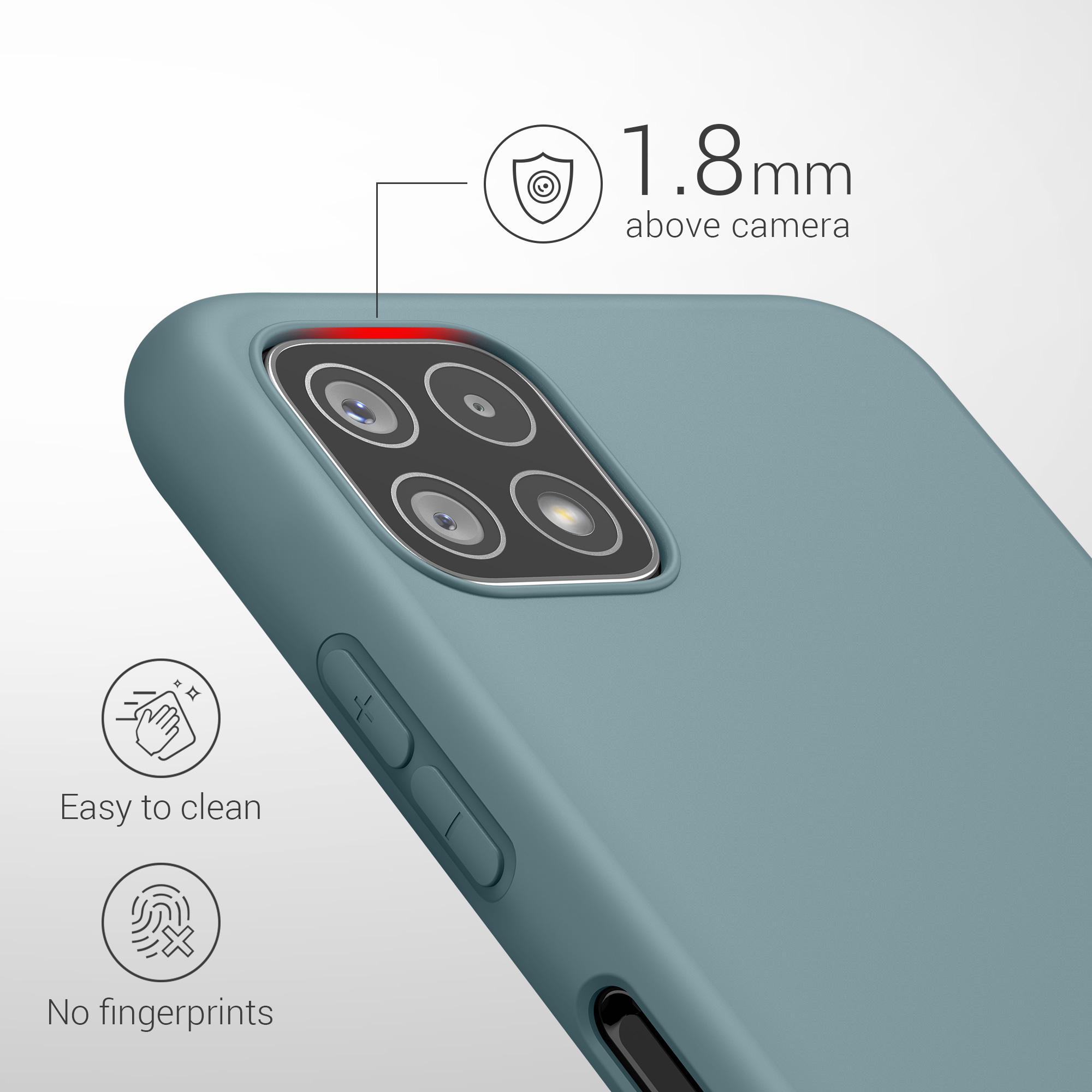 Kryt na mobil Samsung Galaxy A22 5G kwmobile TPU Arktická noc